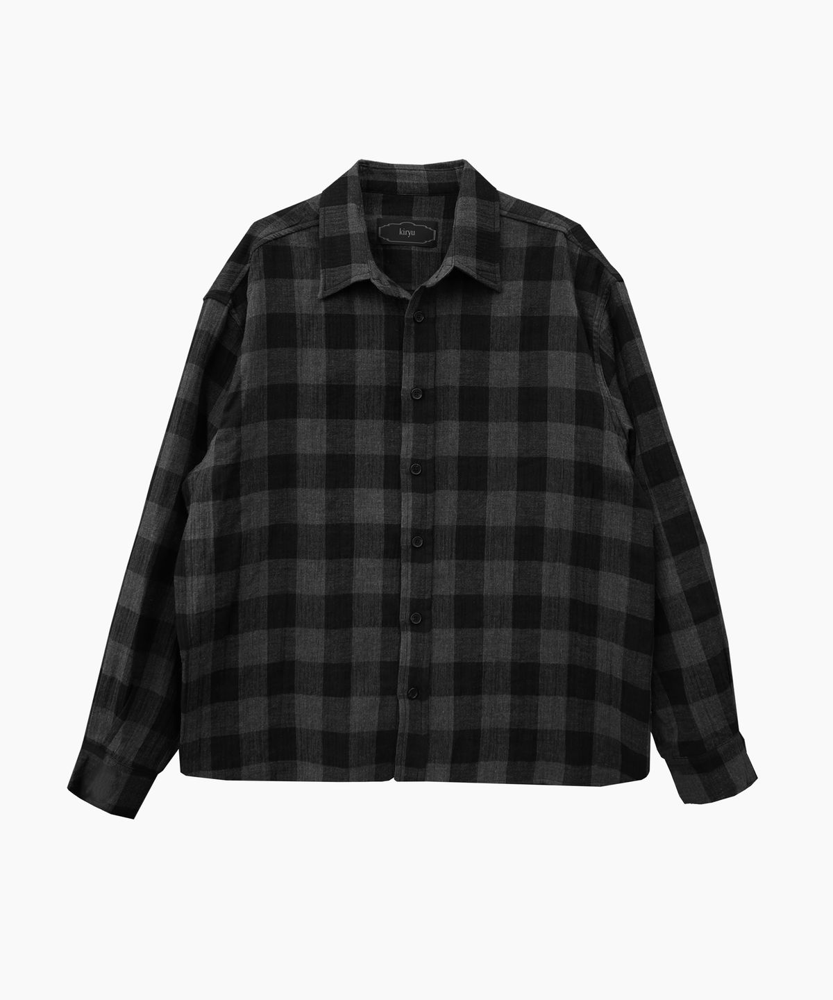키류(KIRYU) BUFFALO BIG CHECK SHIRT_BLACK