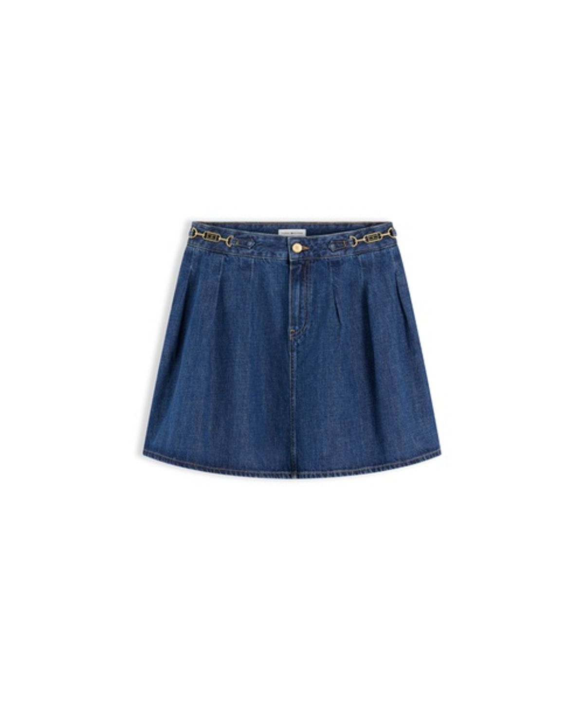 타미힐피거(TOMMY HILFIGER) 데님 플리츠 스커트