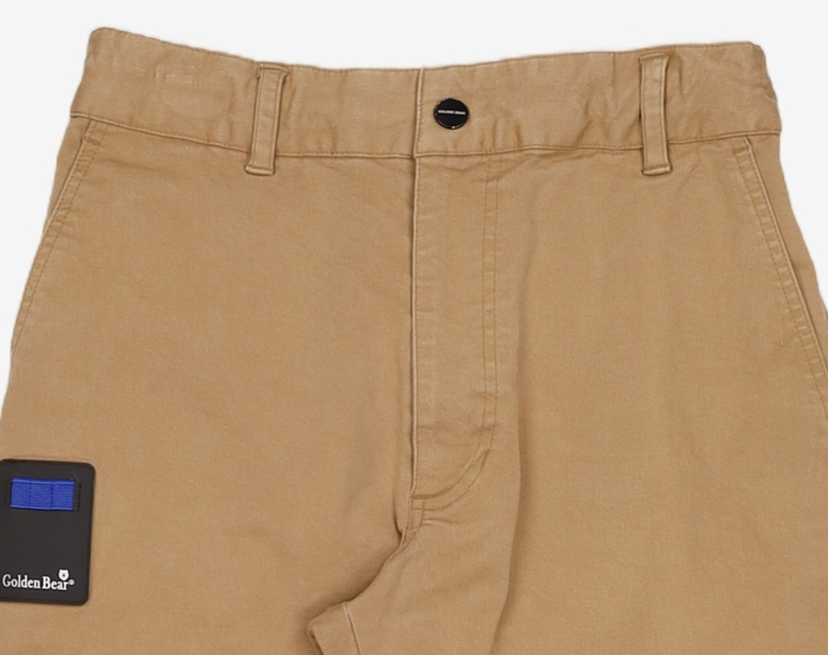 골든베어(GOLDEN BEAR) Cotton stretch Straight Pants_L4PAW22081BEX S