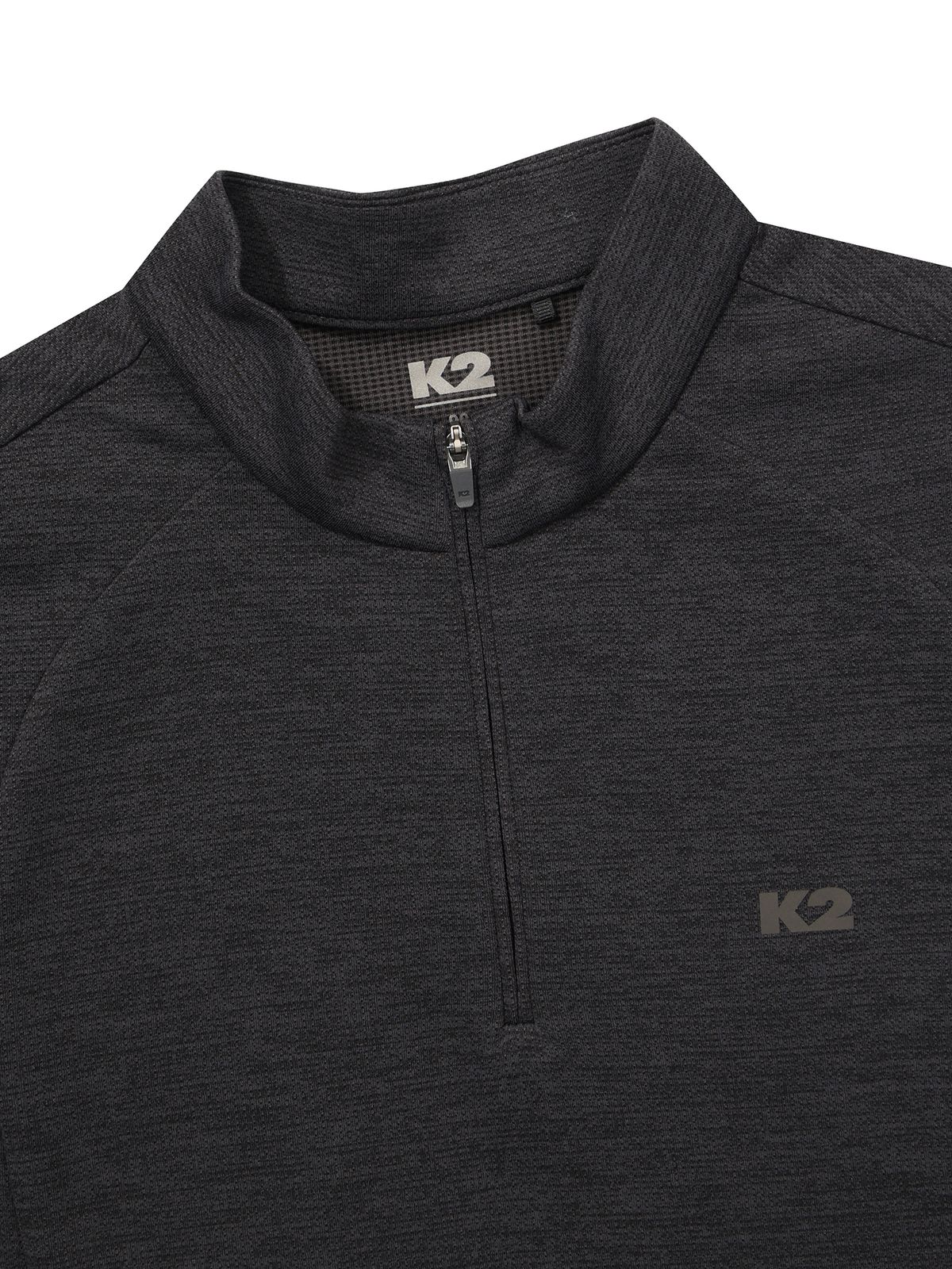 케이투(K2) BOOST_가을 스탠다드 긴팔 집업 W_MELANGE CHARCOAL