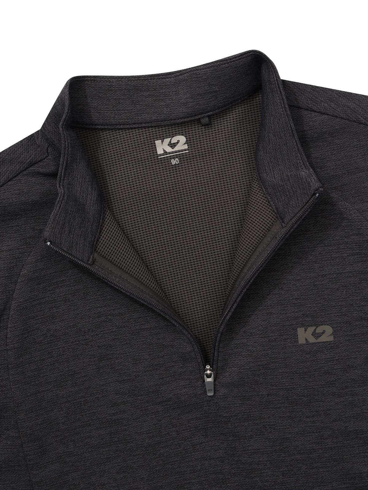 케이투(K2) BOOST_가을 스탠다드 긴팔 집업 W_MELANGE CHARCOAL
