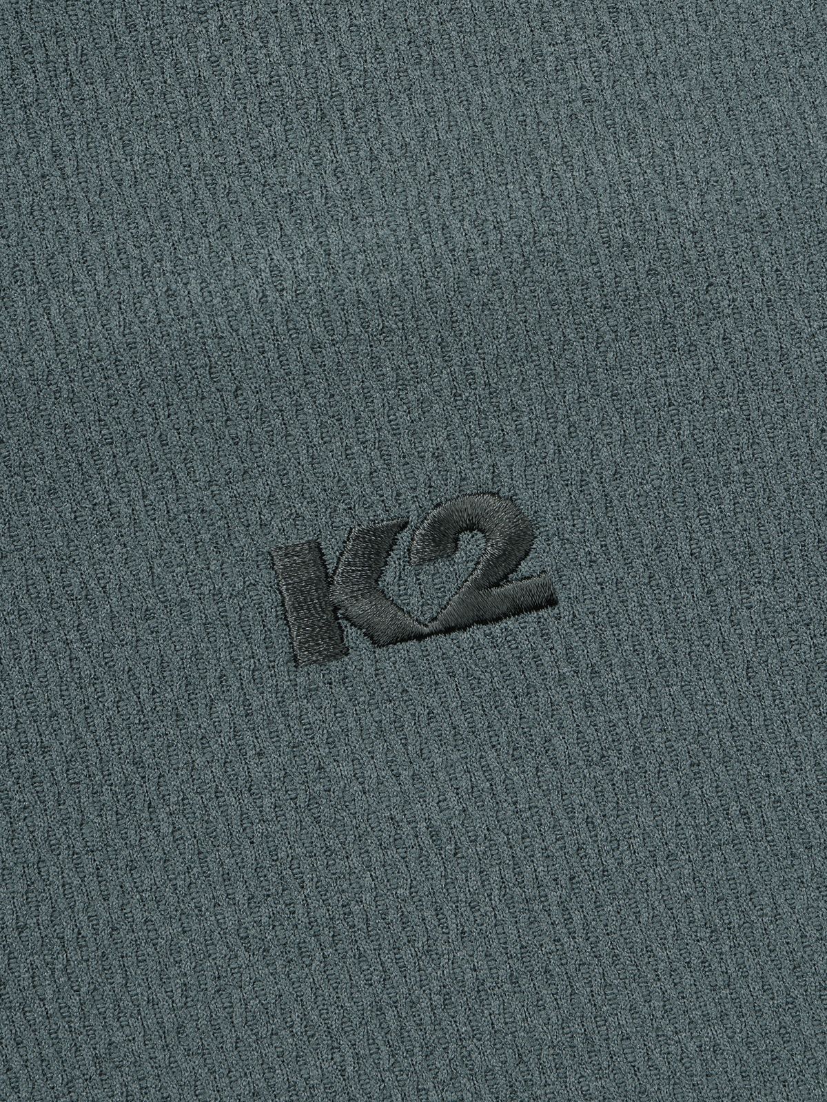 케이투(K2) BOOST_와플 조직 긴팔 집업_HUNTER GREEN