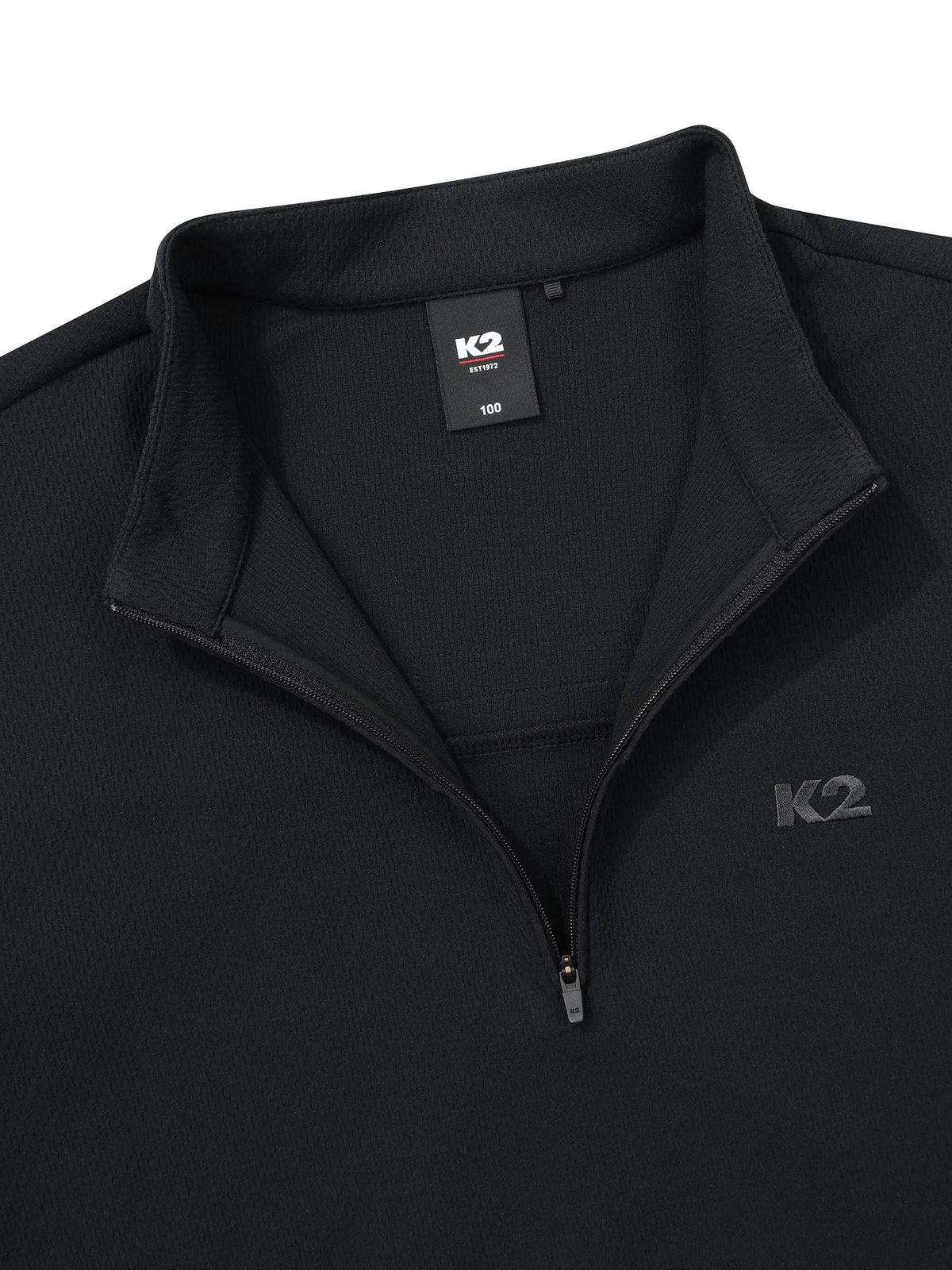 케이투(K2) BOOST_와플 조직 긴팔 집업_Black