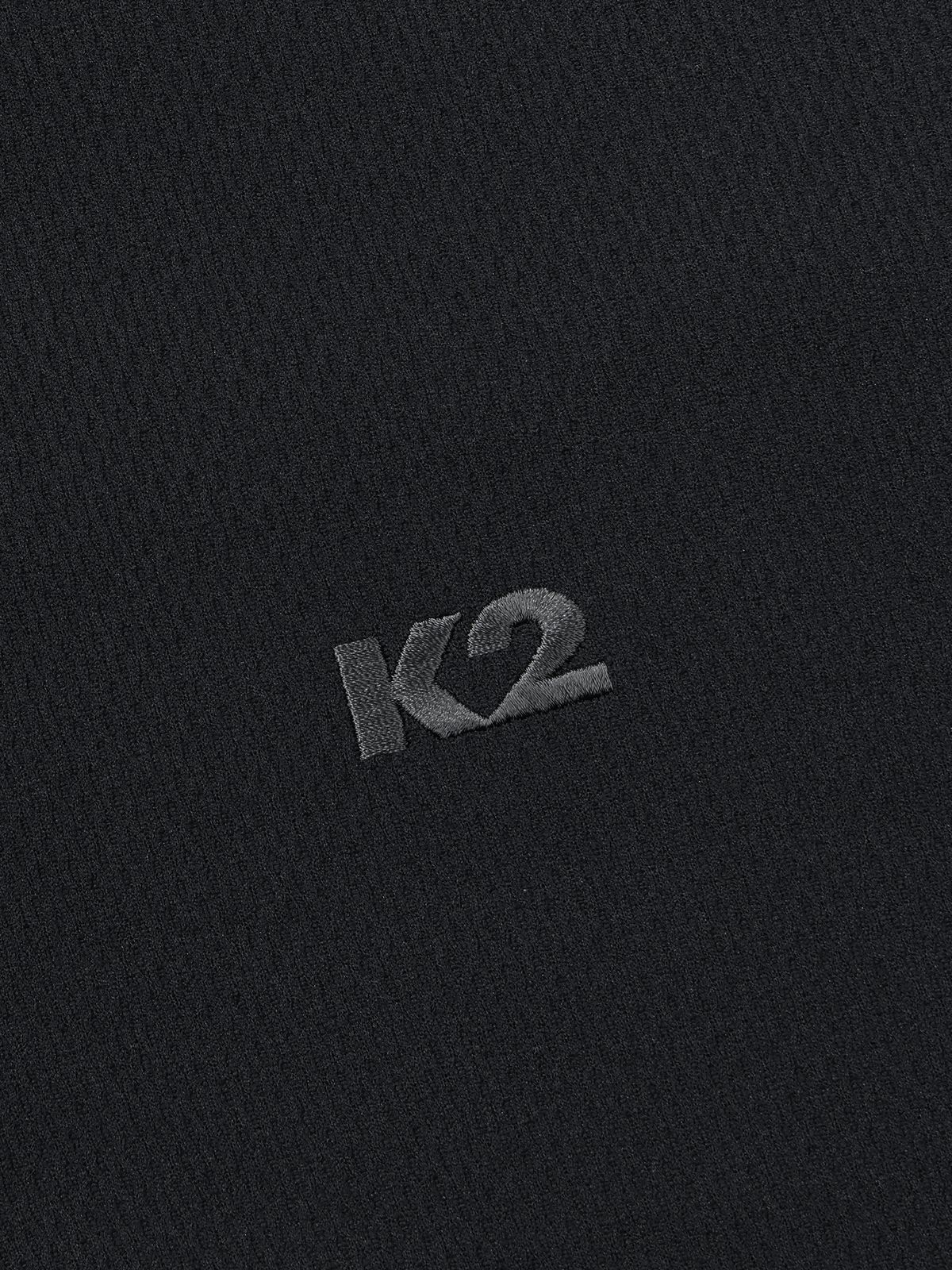 케이투(K2) BOOST_와플 조직 긴팔 집업_Black
