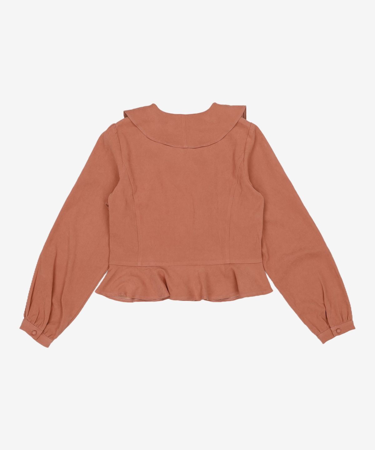 미쏘(MIXXO) 러플 카라 블라우스 MIWBLAV38G M