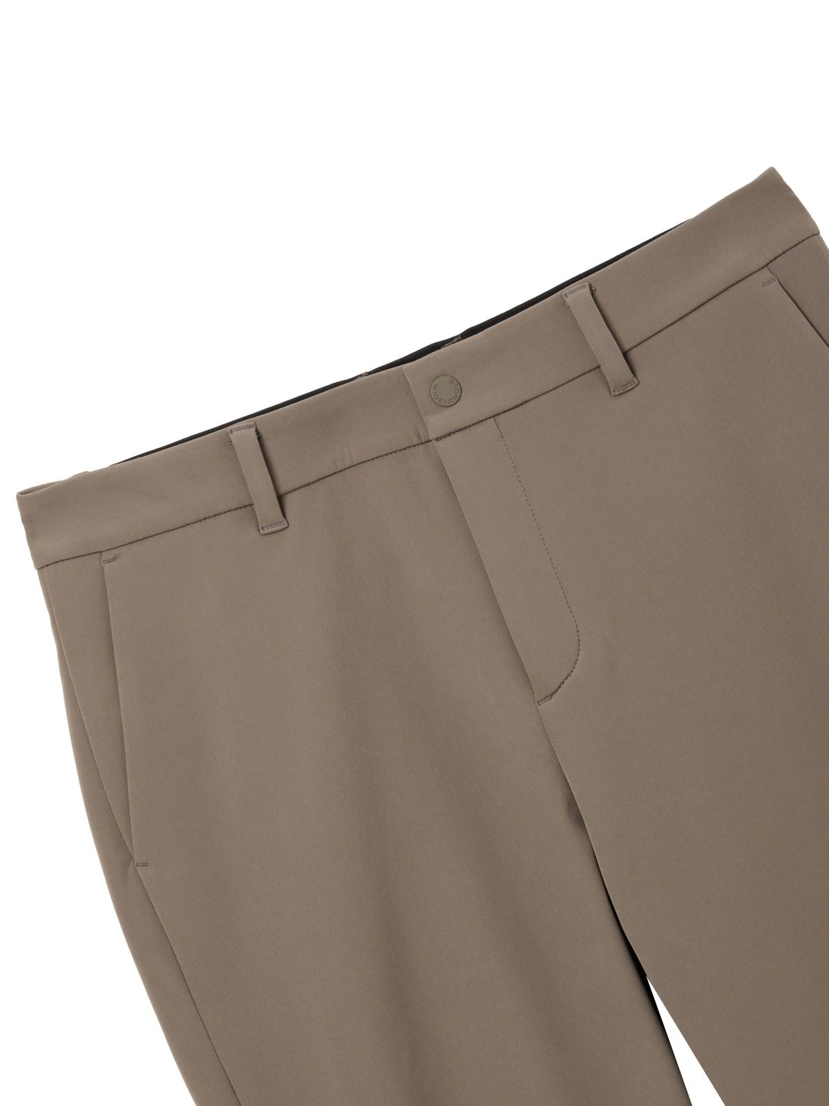 와이드앵글(WIDEANGLE) TO 에센셜 본딩 슬림핏 팬츠 M_Light Brown