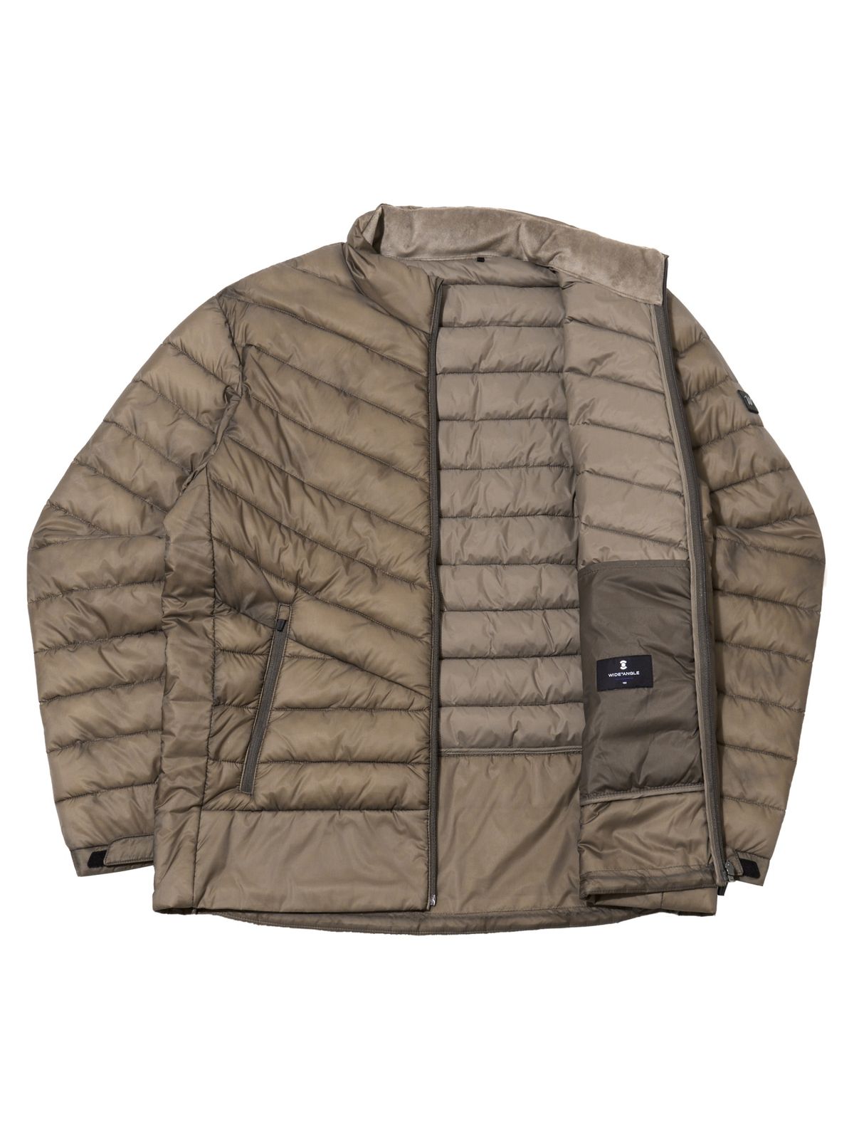 와이드앵글(WIDEANGLE) TO 에센셜 경량 패딩 자켓 M_Light Brown