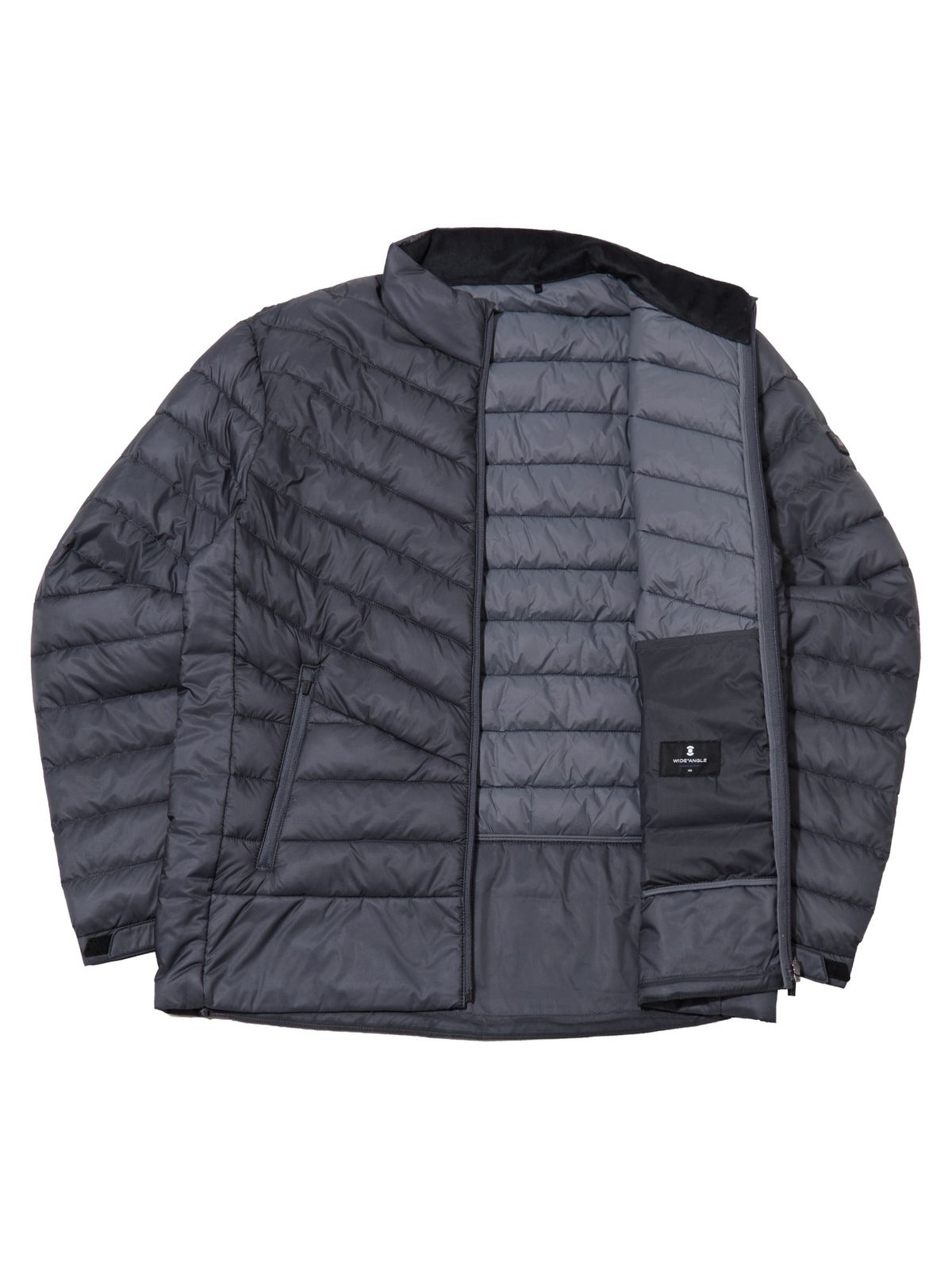 와이드앵글(WIDEANGLE) TO 에센셜 경량 패딩 자켓 M_COOL GREY