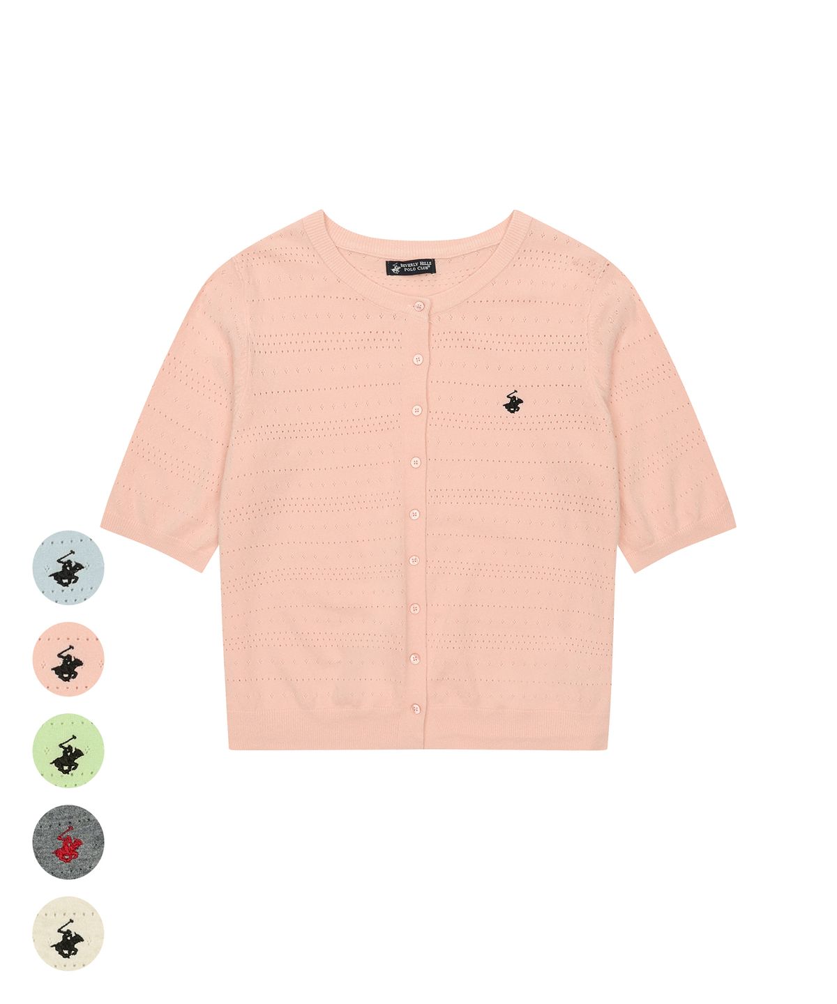 비버리힐스 폴로클럽(BHPOLOCLUB) 여성 썸머 소프트 펀칭 라인 가디건 8Color TK103