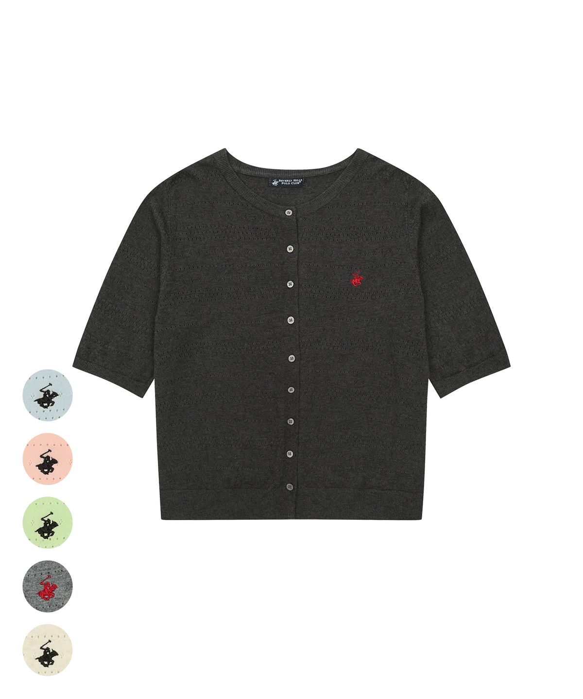 비버리힐스 폴로클럽(BHPOLOCLUB) 여성 썸머 소프트 펀칭 라인 가디건 8Color TK103