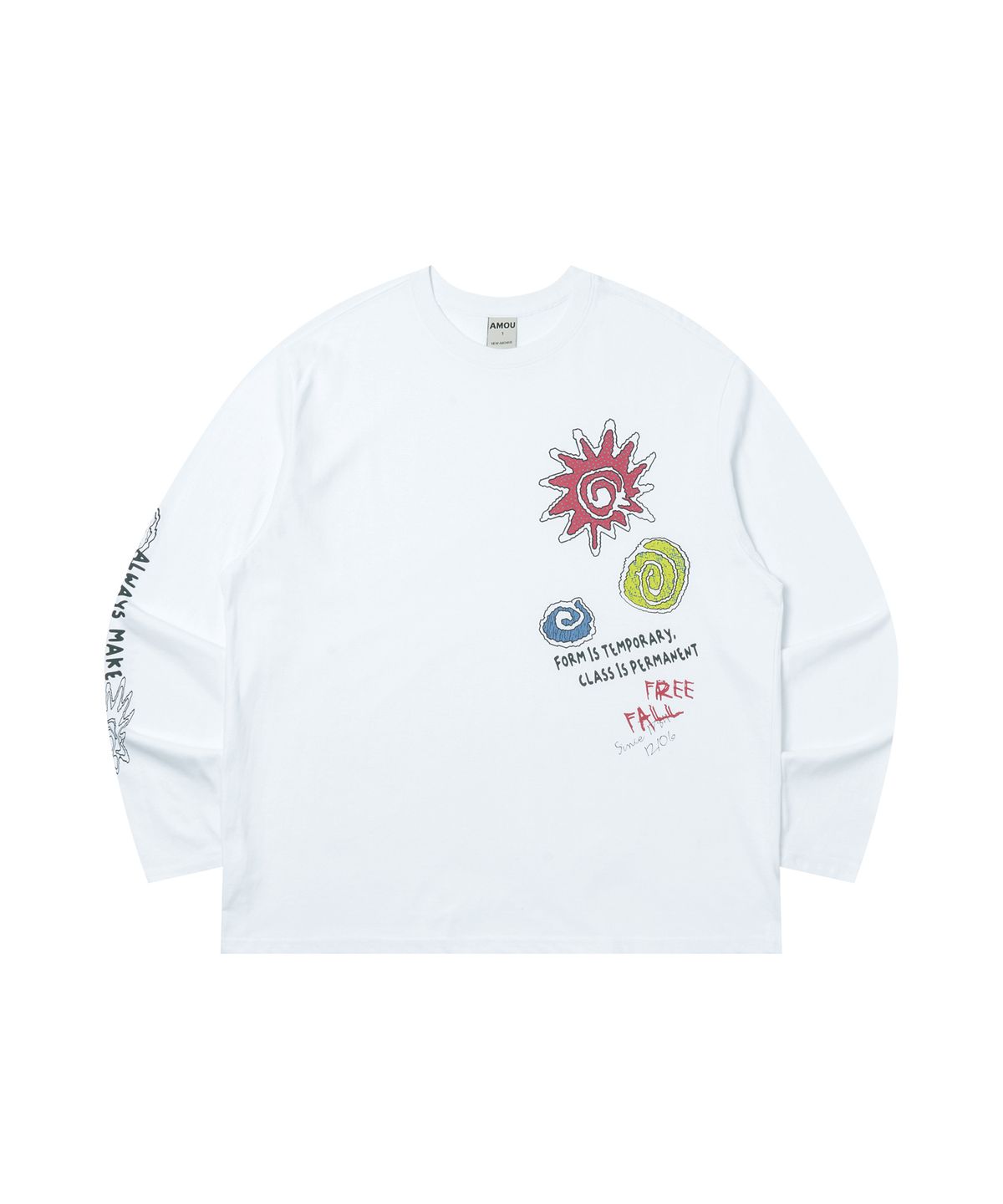 아모우(AMOU) Temporary Long Sleeve WHITE