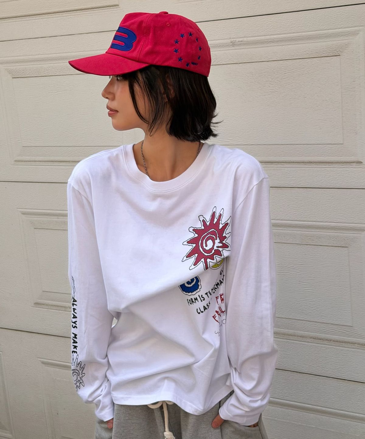 아모우(AMOU) Temporary Long Sleeve WHITE