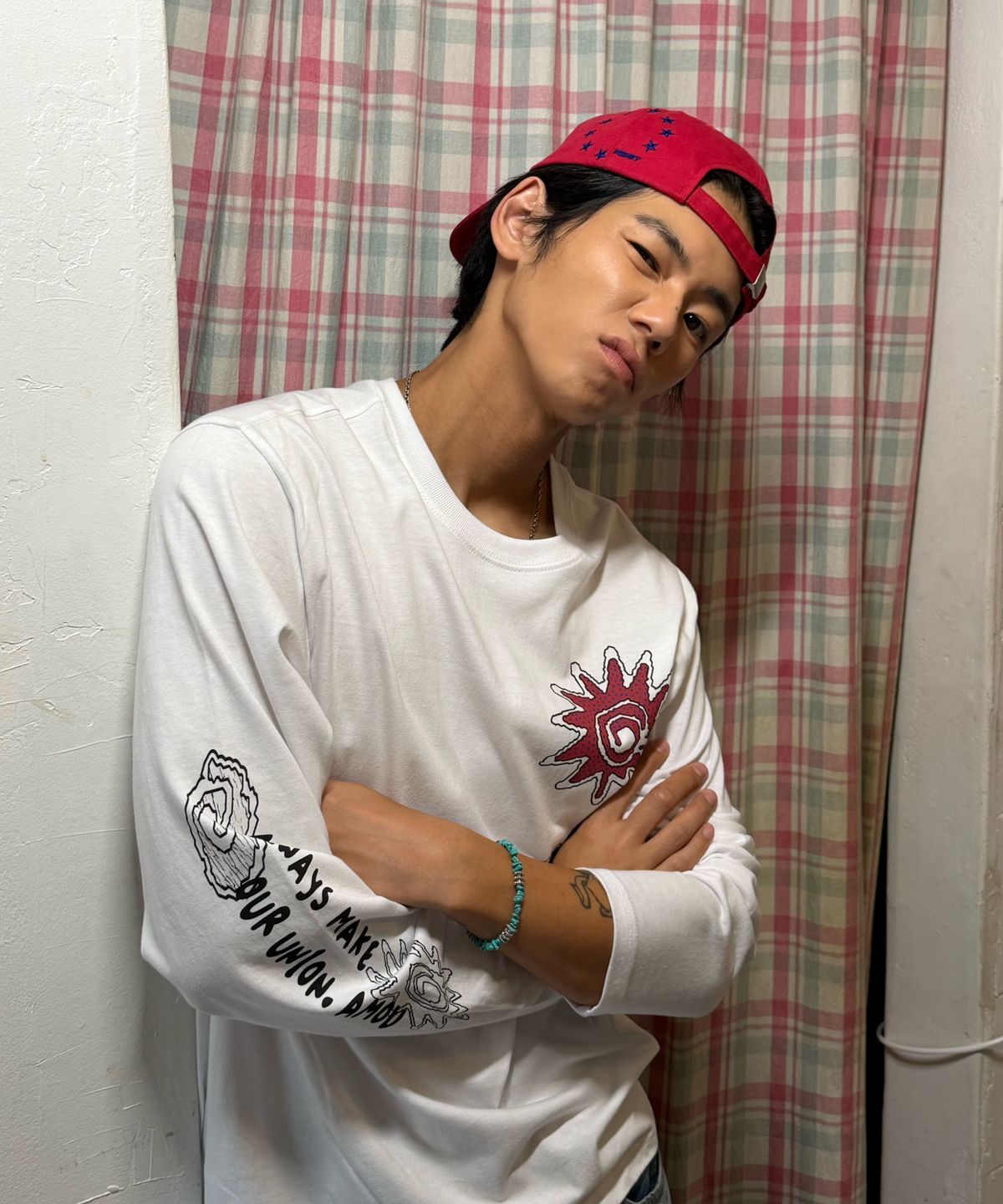 아모우(AMOU) Temporary Long Sleeve WHITE