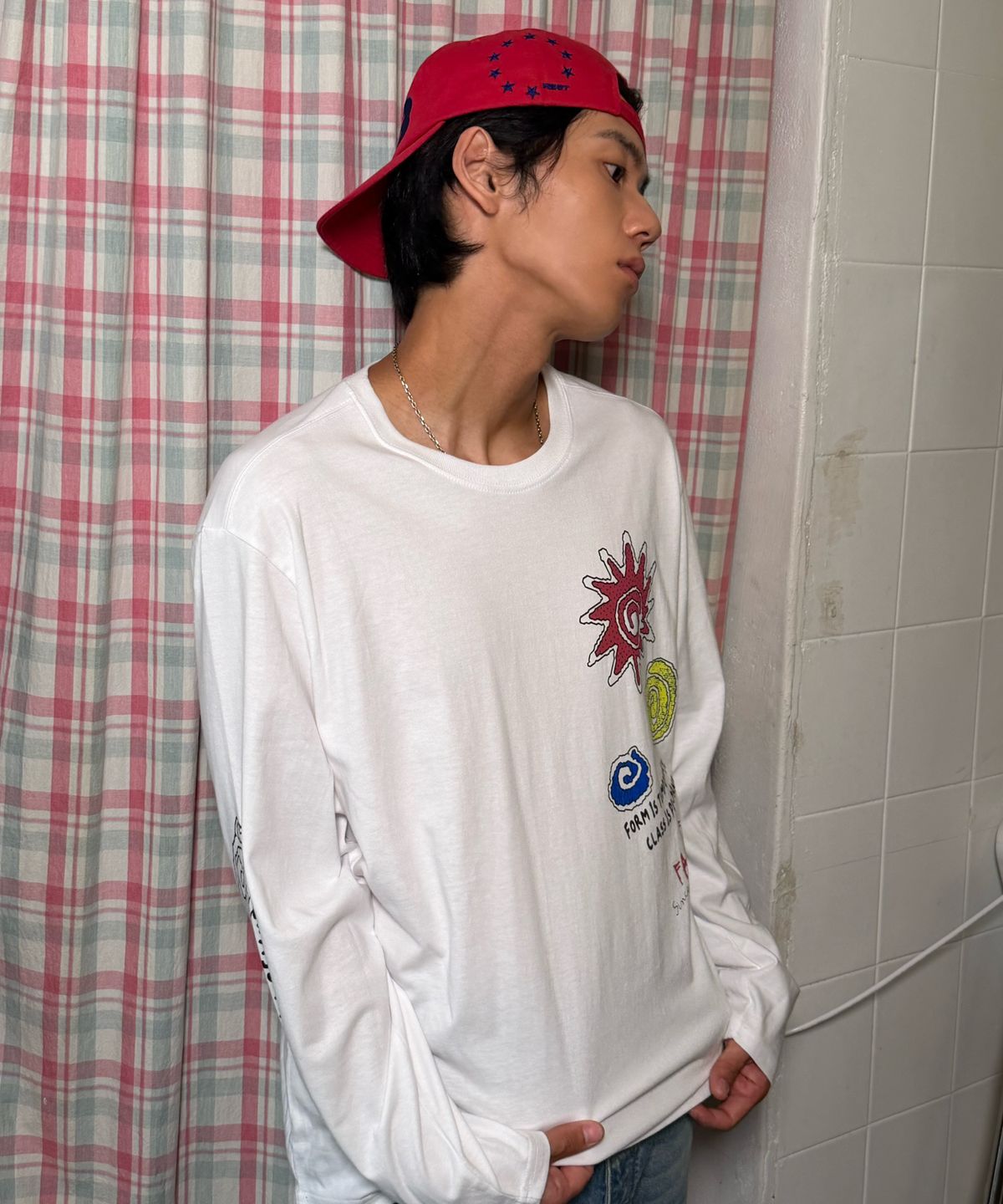 아모우(AMOU) Temporary Long Sleeve WHITE