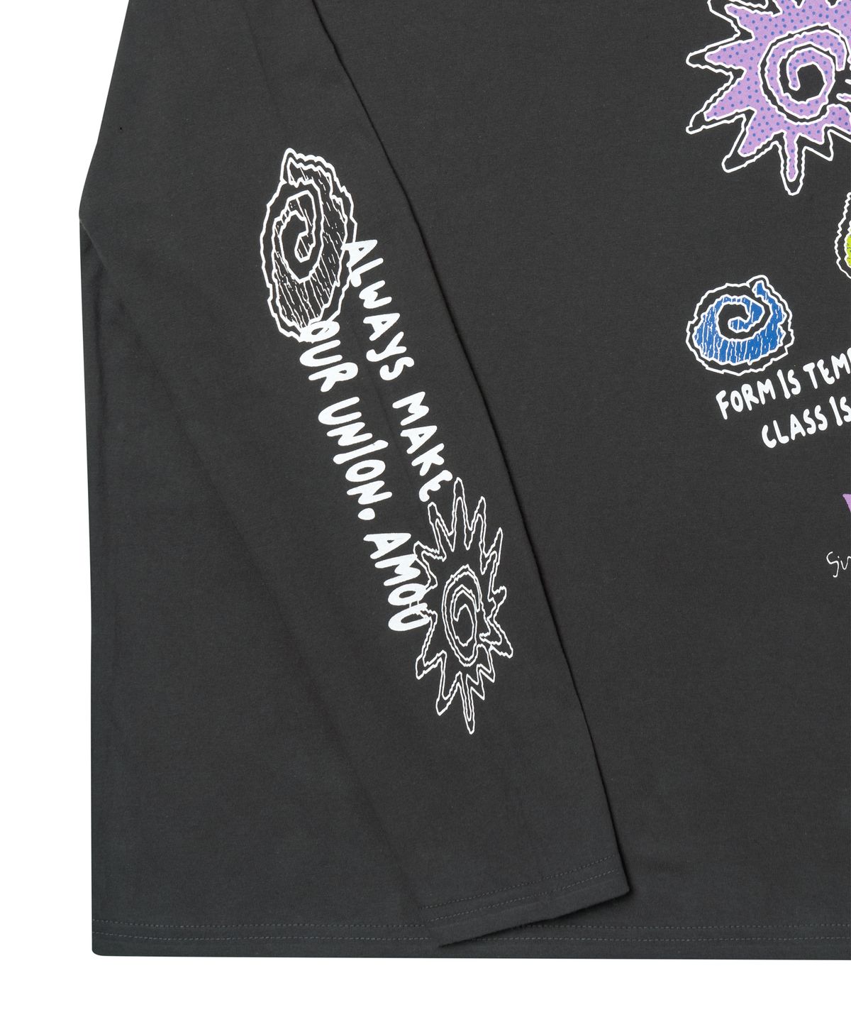아모우(AMOU) Temporary Long Sleeve CHACOAL GRAY