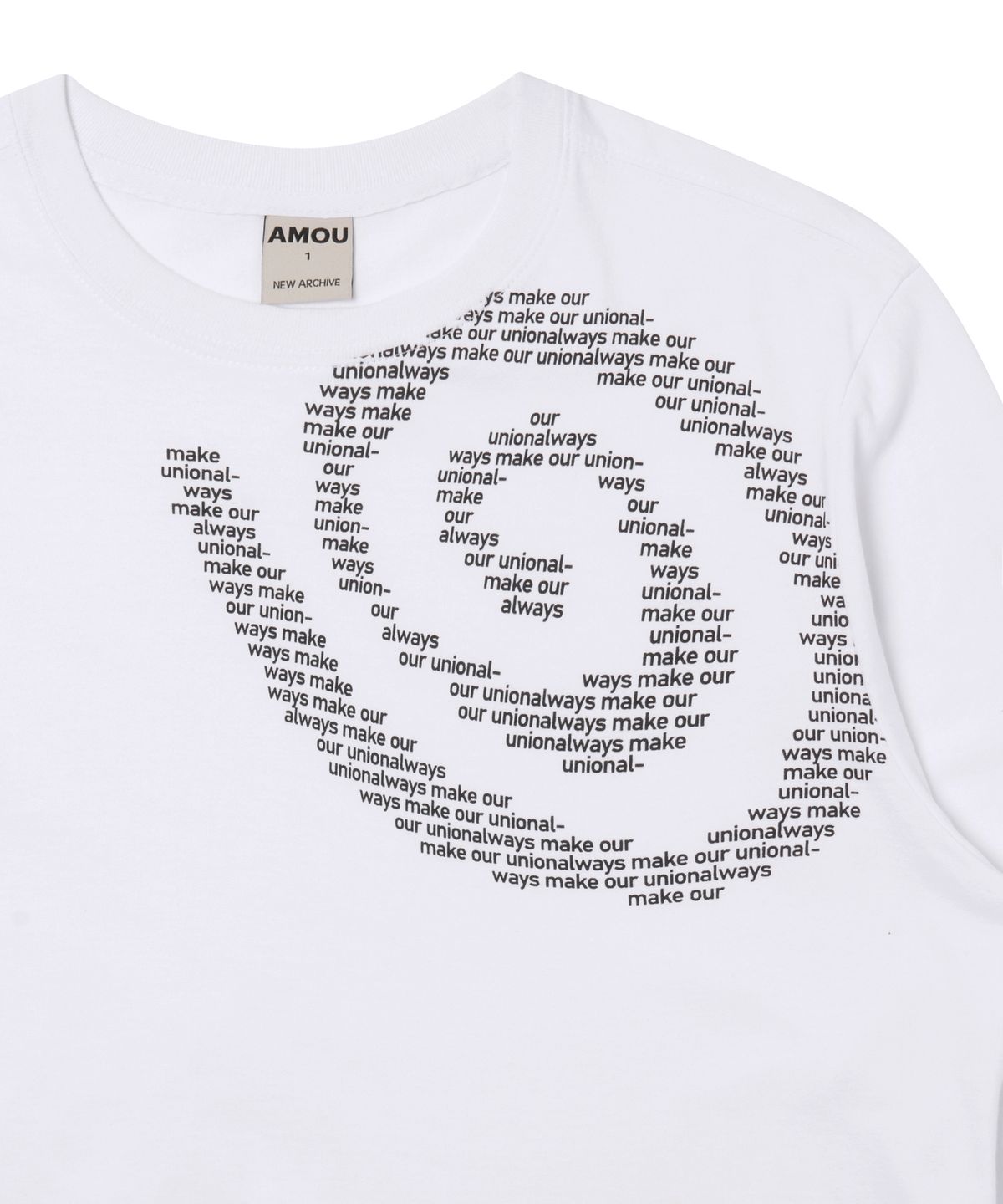 아모우(AMOU) Molly Shell Long Sleeve WHITE