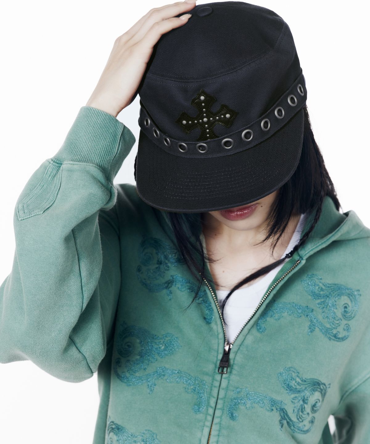 아캄(AAKAM) CROS2 Pillbox Cap (Navy)