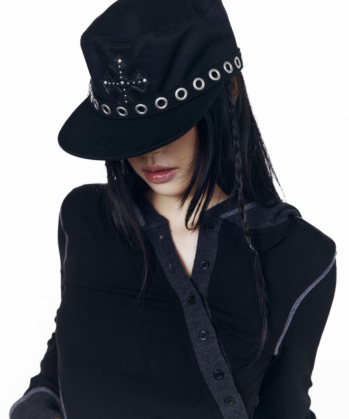 아캄(AAKAM) CROS2 Pillbox Cap (Black)