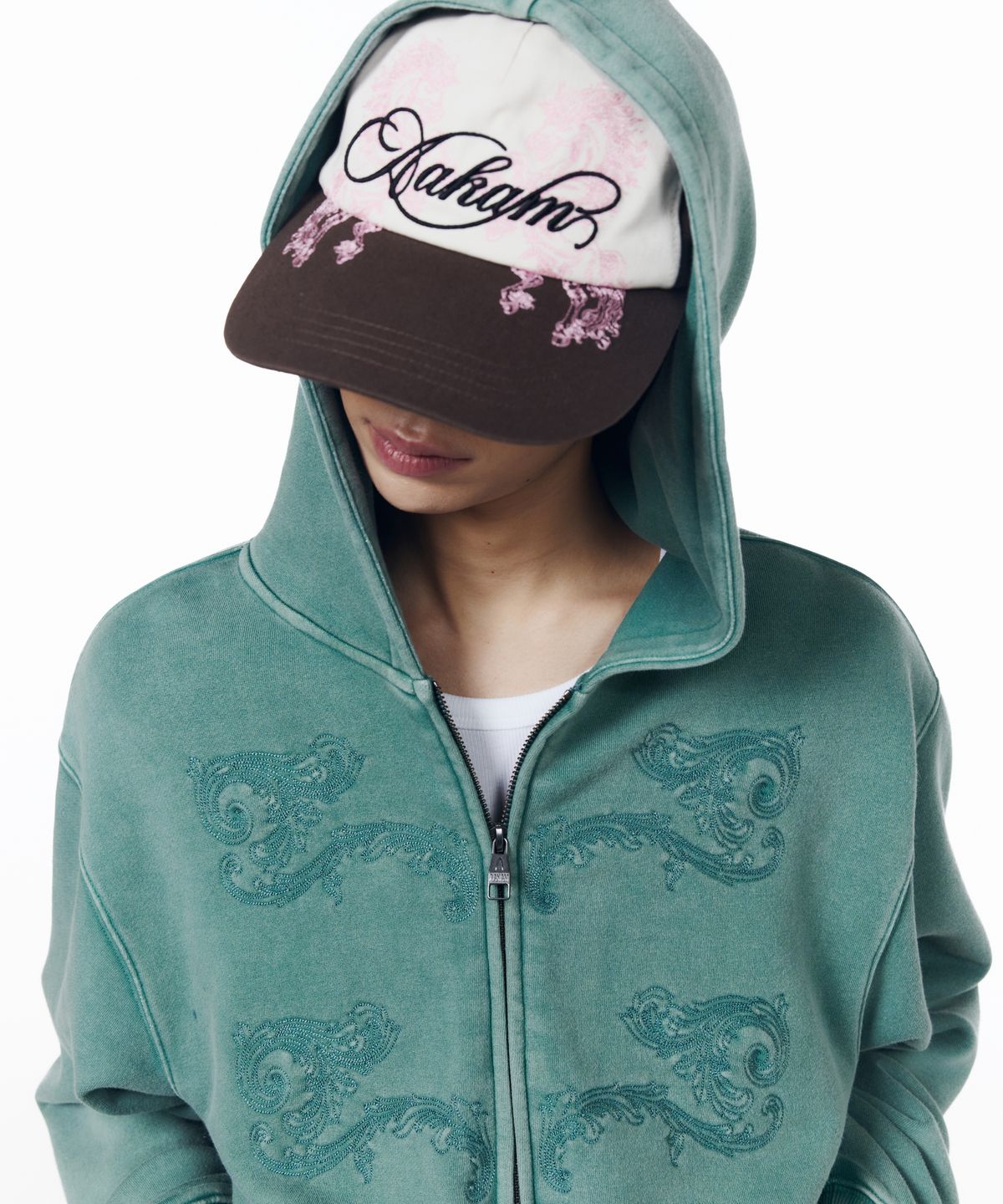 아캄(AAKAM) Tribal Twin Horse Cap (Brown)