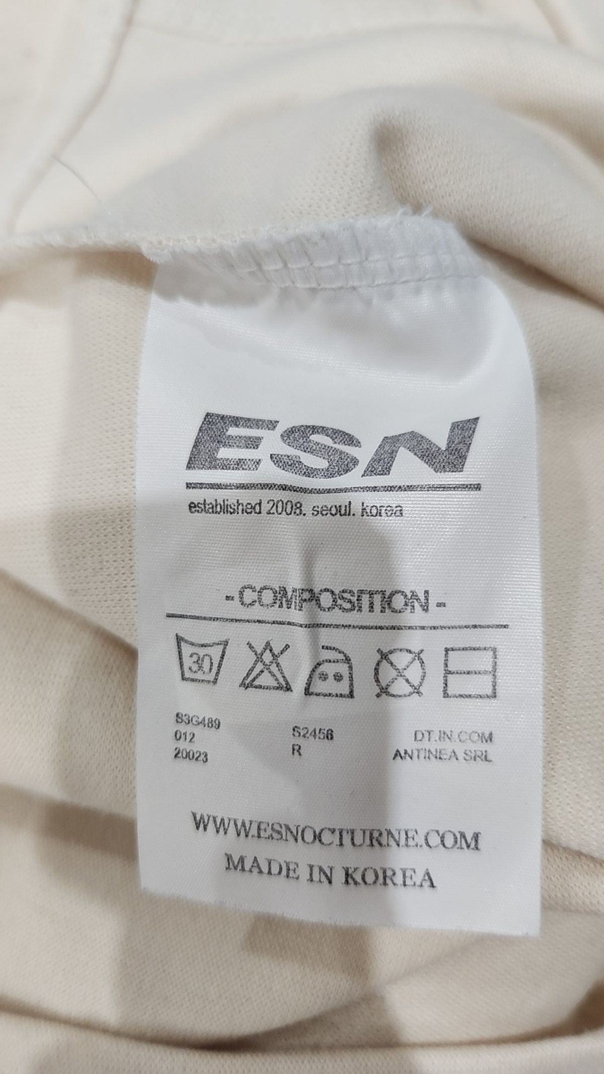 이에스엔(ESN) 긴소매 티셔츠 L