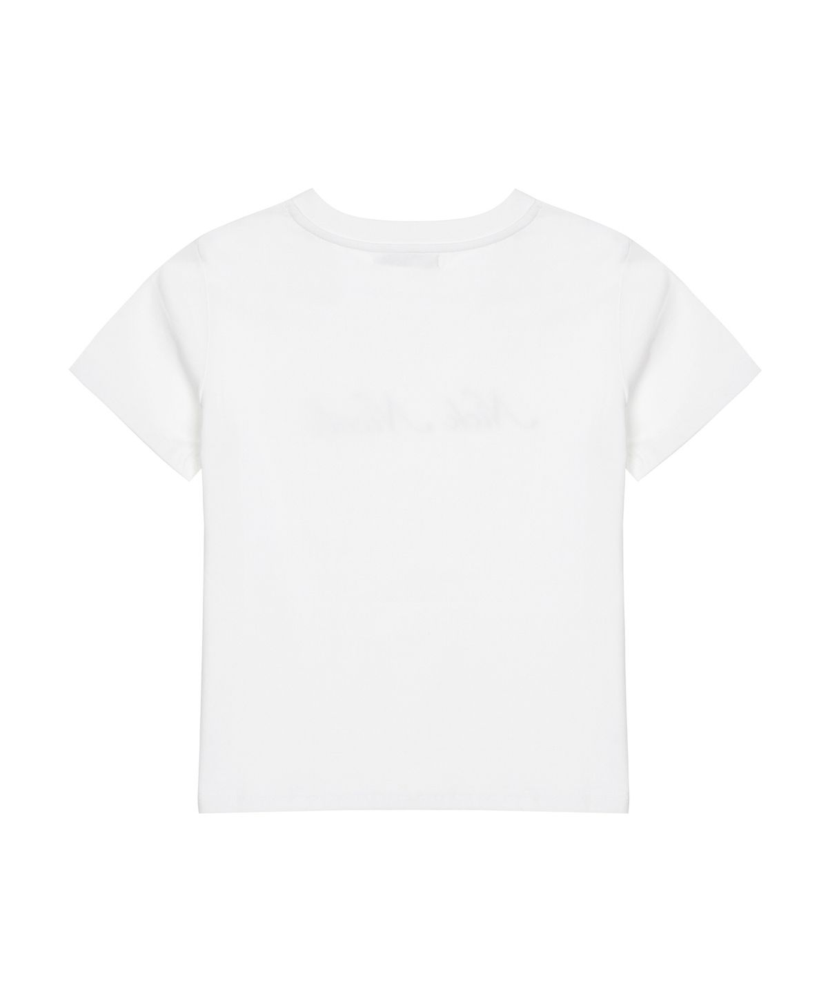 닉앤니콜(NICK&NICOLE) NICOLE LOGO GRAPHIC HALF TOP_WHITE