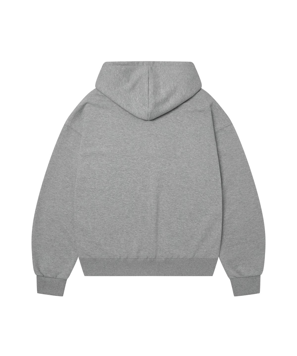아모우(AMOU) Mix Star Applique Hoodie GRAY
