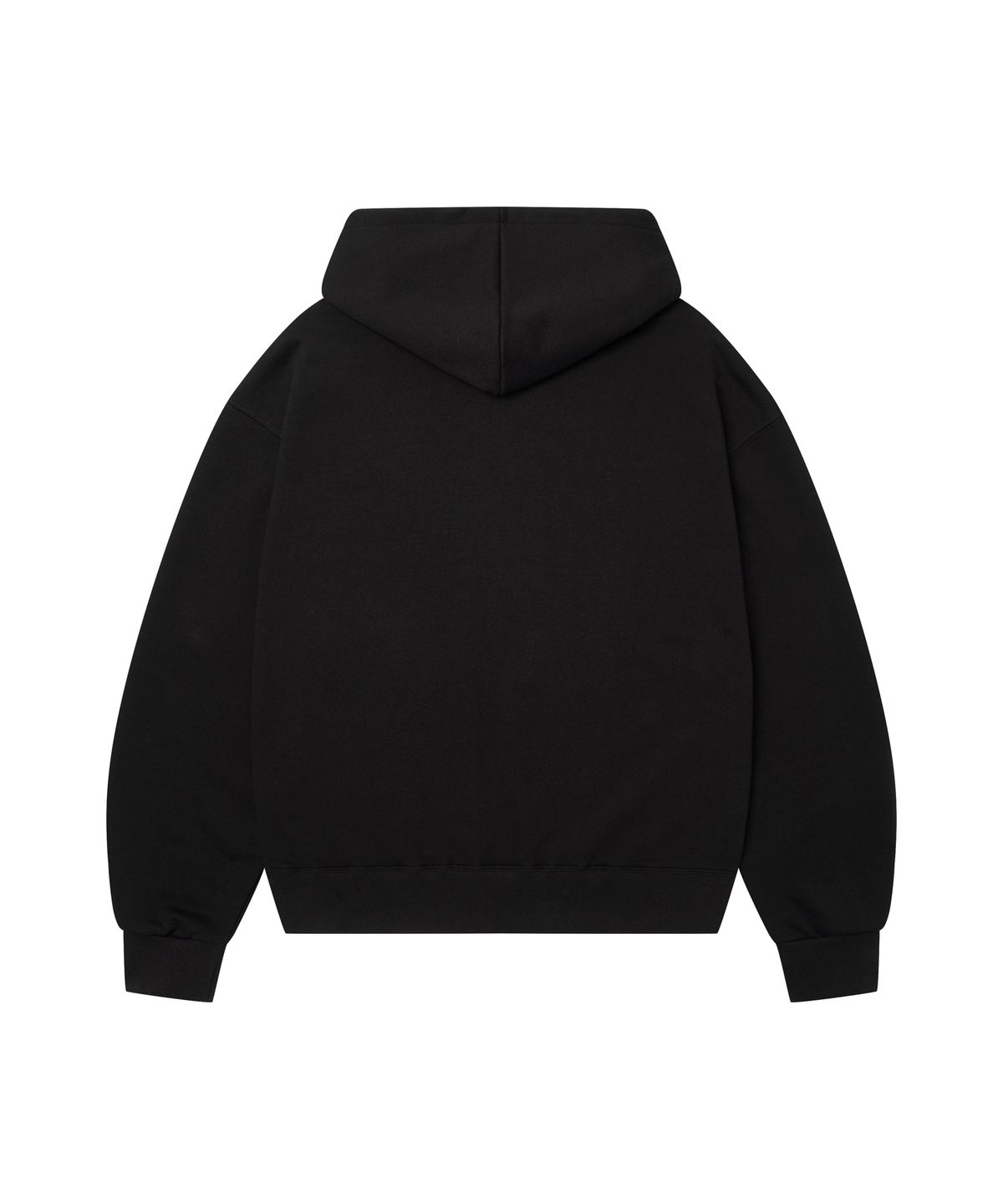 아모우(AMOU) Molly Lettering Hoodie BLACK