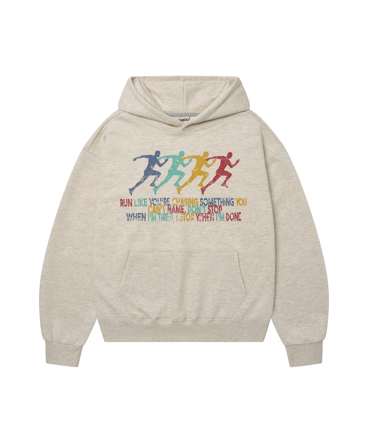 아모우(AMOU) Sprint Hoodie OATMEAL