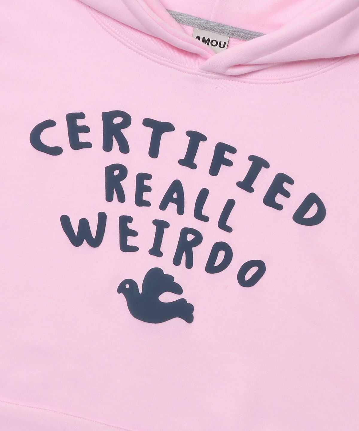 아모우(AMOU) Weirdo Hoodie PINK