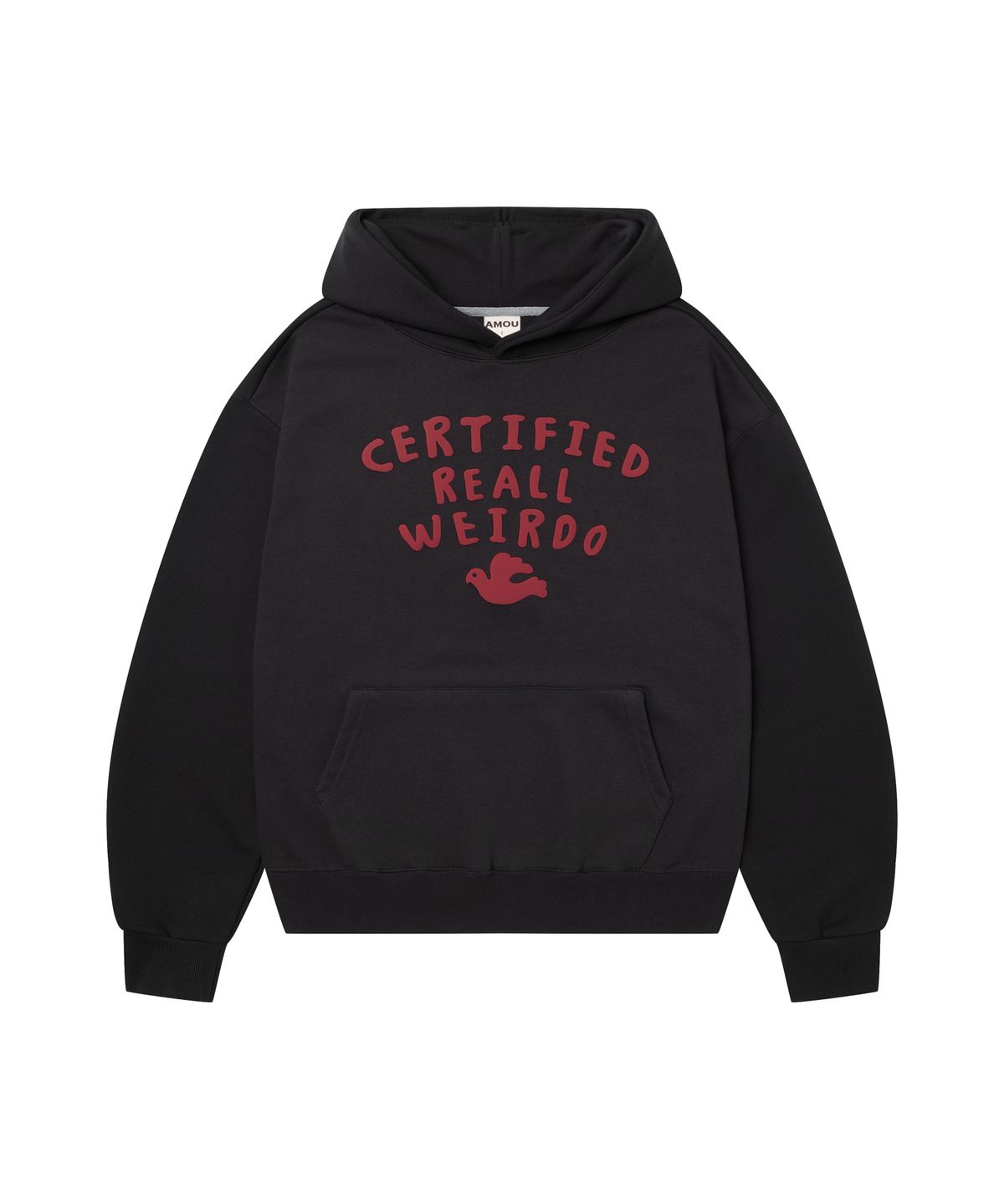 아모우(AMOU) Weirdo Hoodie CHACOAL GRAY