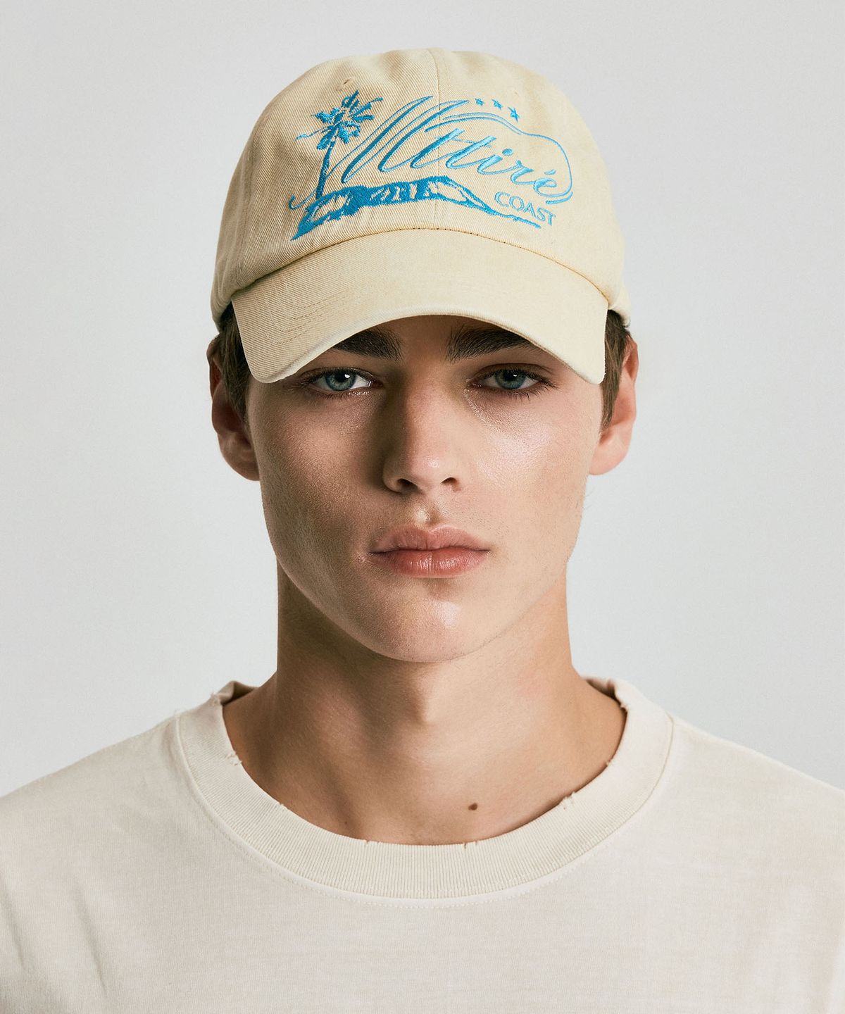 마티레(MTTIRÉ) COAST WASHED CAP / LIGHT YELLOW