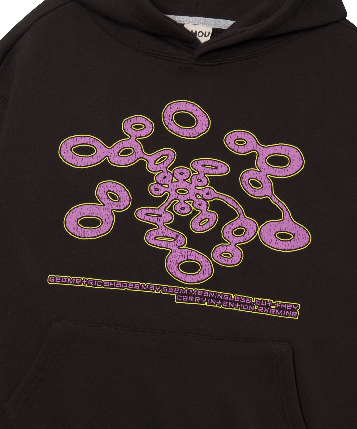 아모우(AMOU) Mitosis Hoodie BLACK