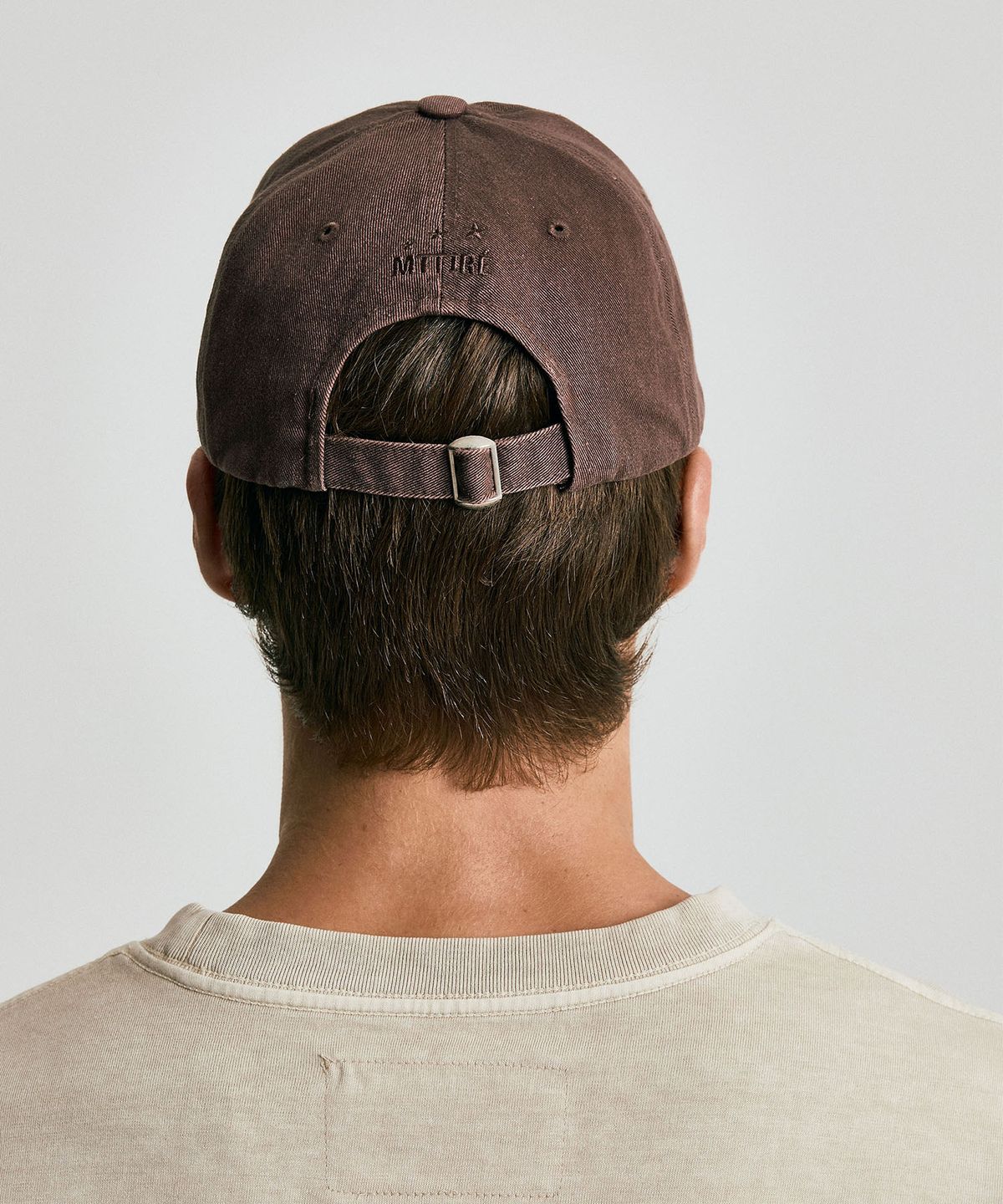 마티레(MTTIRÉ) COAST WASHED CAP / BROWN