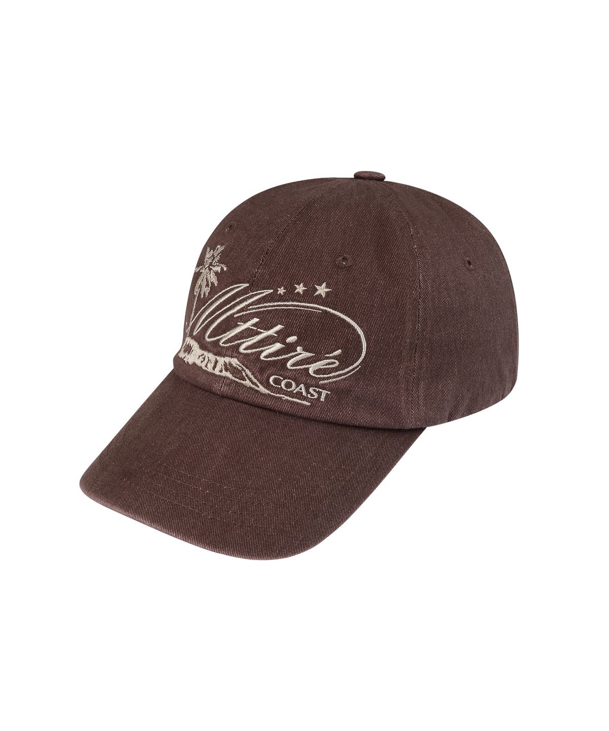 마티레(MTTIRÉ) COAST WASHED CAP / BROWN