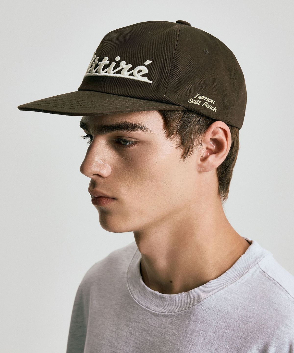 마티레(MTTIRÉ) VOYAGE 5 PANEL CAP / BROWN