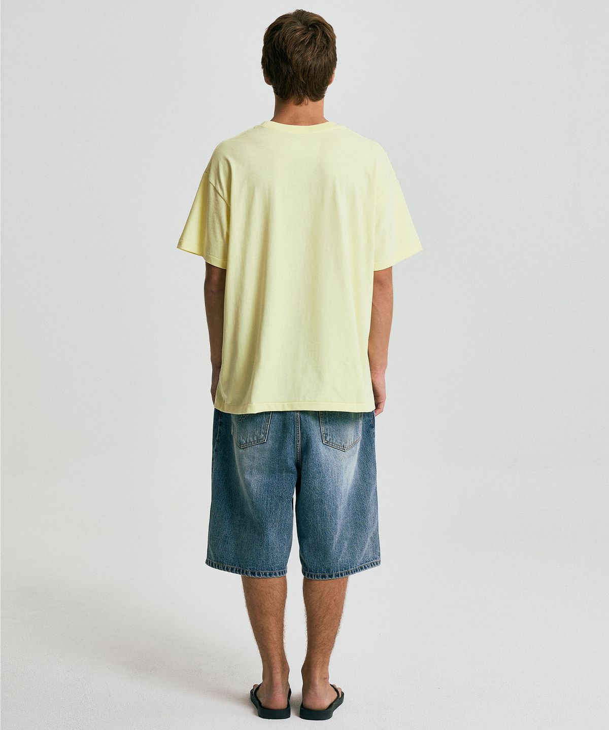 마티레(MTTIRÉ) PASSPORT STAMP T-SHIRT / LIGHT YELLOW