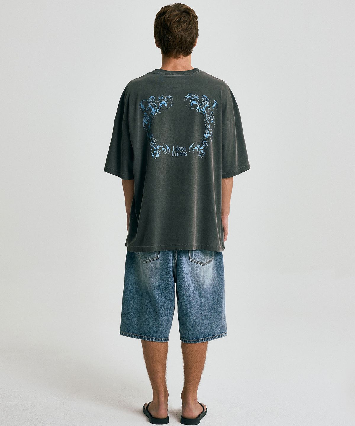 마티레(MTTIRÉ) HALCYON FRAME WASHED T-SHIRT / BLACK