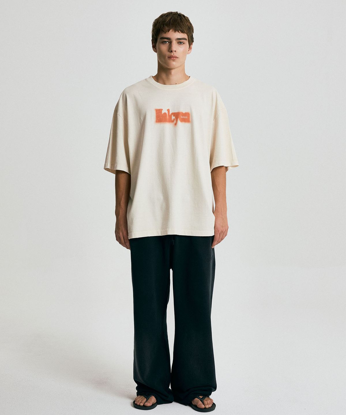 마티레(MTTIRÉ) HALCYON FRAME WASHED T-SHIRT / IVORY