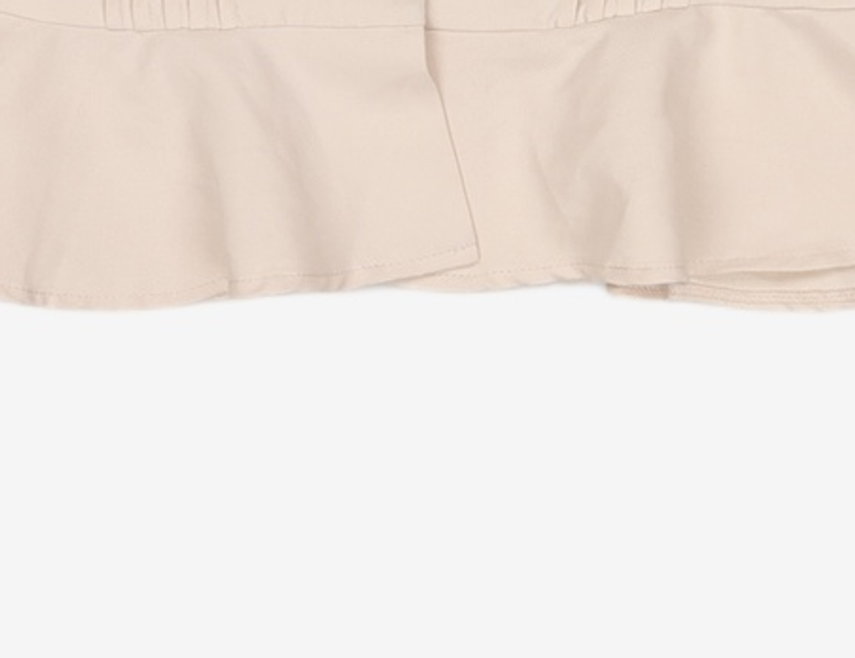 미쏘(MIXXO) 러플 카라 블라우스 MIWBLAV38G M