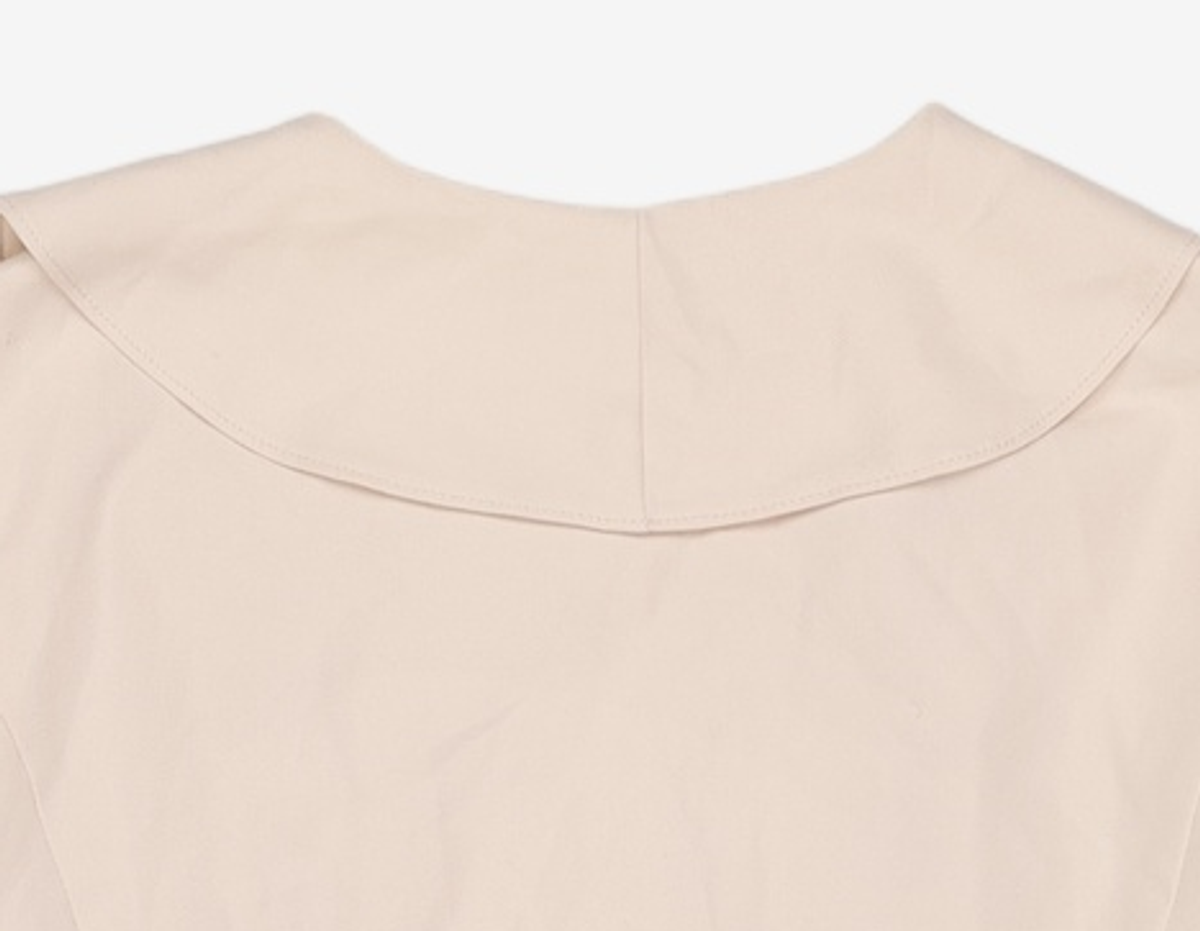 미쏘(MIXXO) 러플 카라 블라우스 MIWBLAV38G M