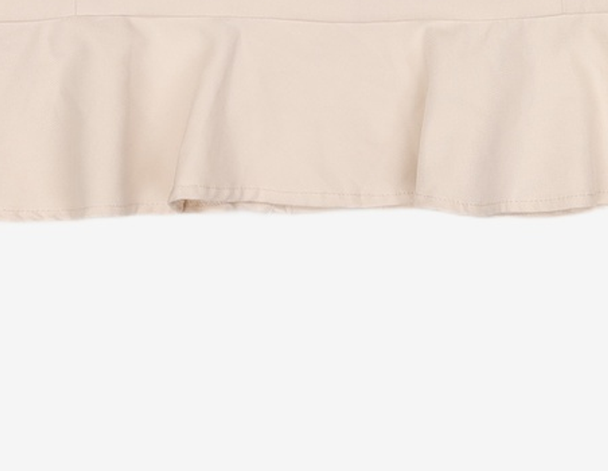 미쏘(MIXXO) 러플 카라 블라우스 MIWBLAV38G M