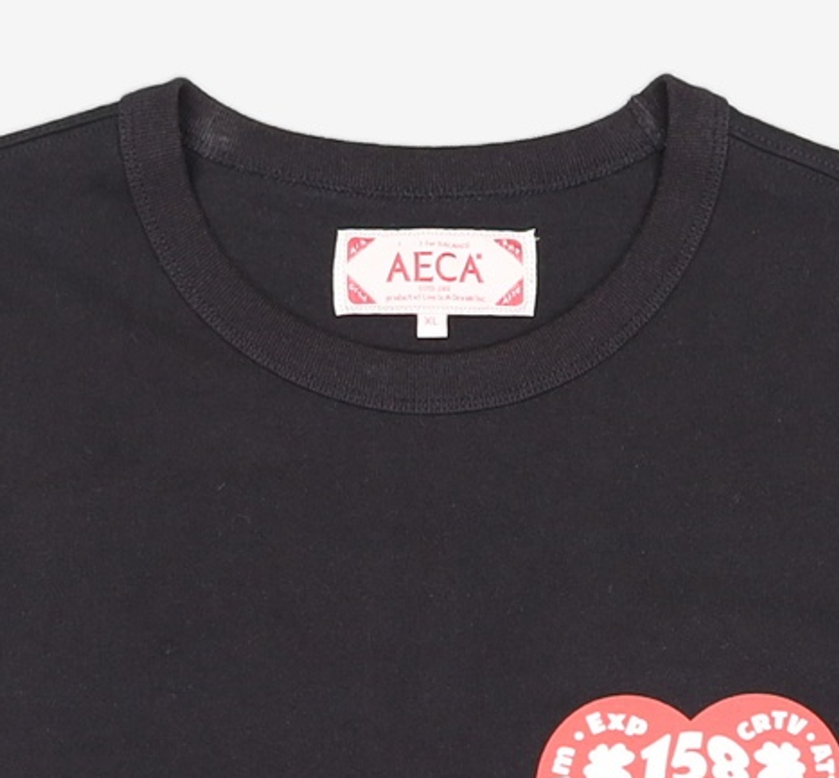 에이카화이트(AECA) 반소매 티셔츠 XL