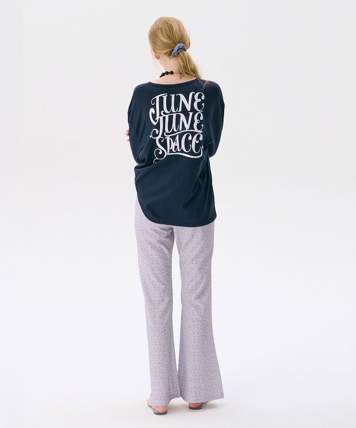 준준스페이스(JUNEJUNE SPACE) Henley Oversized T-shirts_Navy(헨리 오버사이즈 티셔츠_네이비)