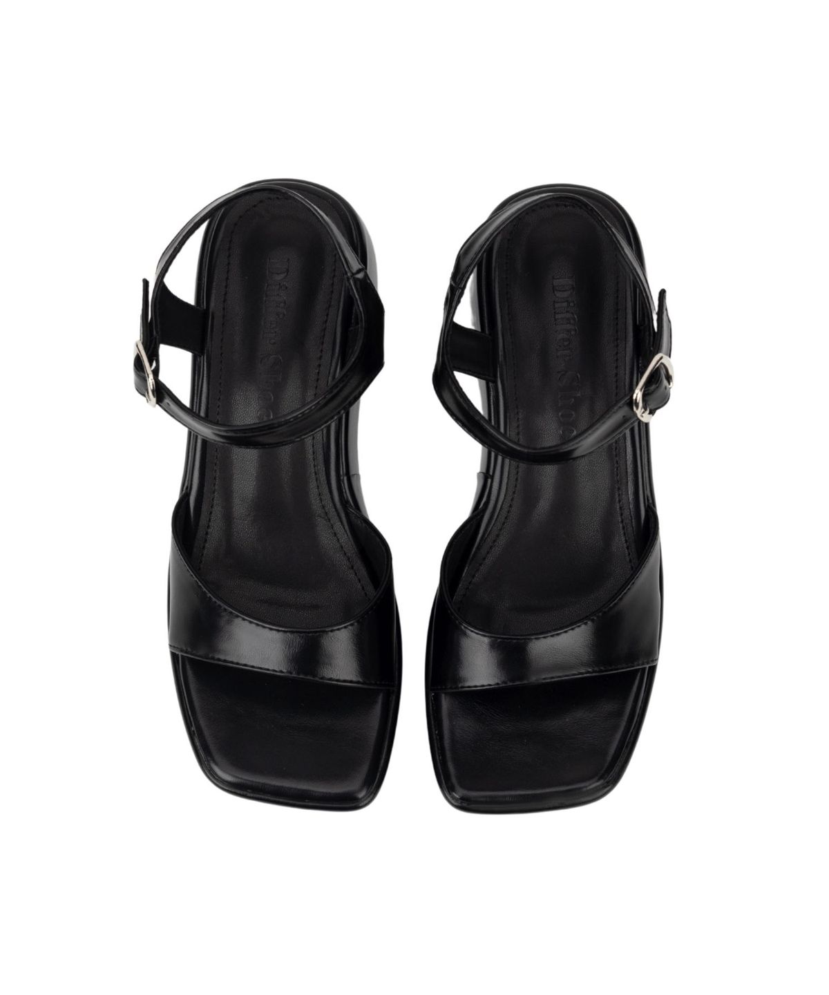 디퍼슈(DIFFERSHOE) 레비아 샌들 7CM [블랙]