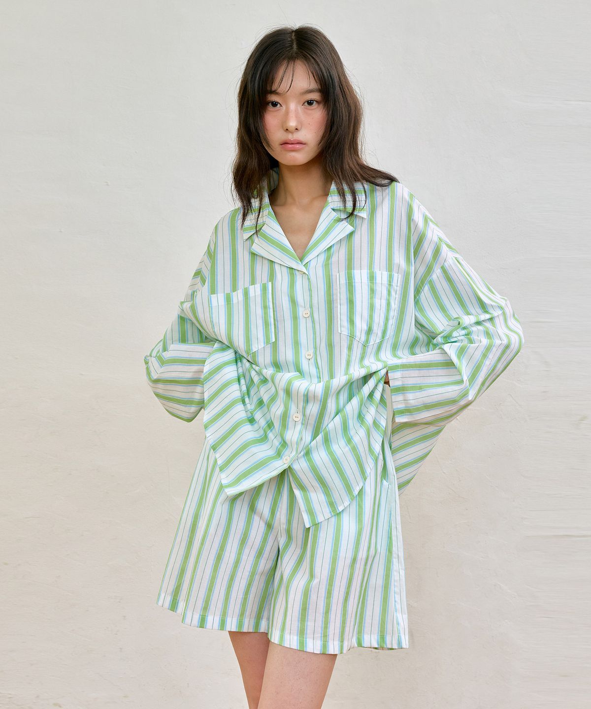 울랄라파자마(ULLALA PAJAMAS) BASIC Women Pajama Set_Short Pants