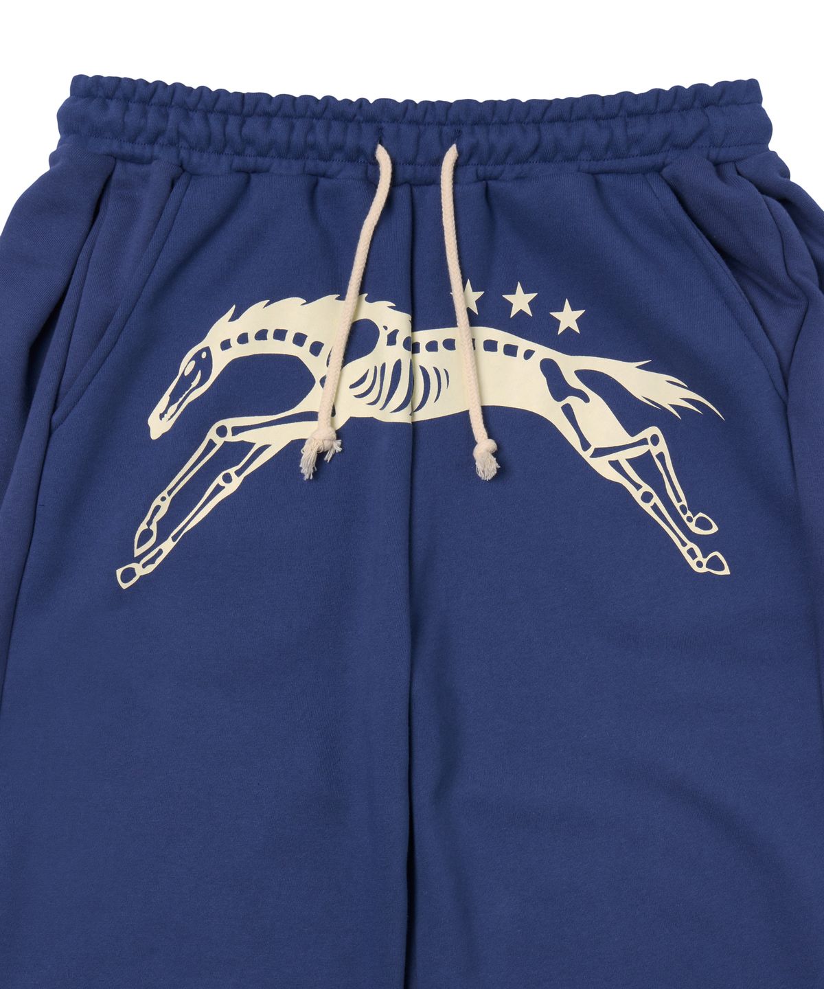 아모우(AMOU) Bone Horse Sweat pants BLUE