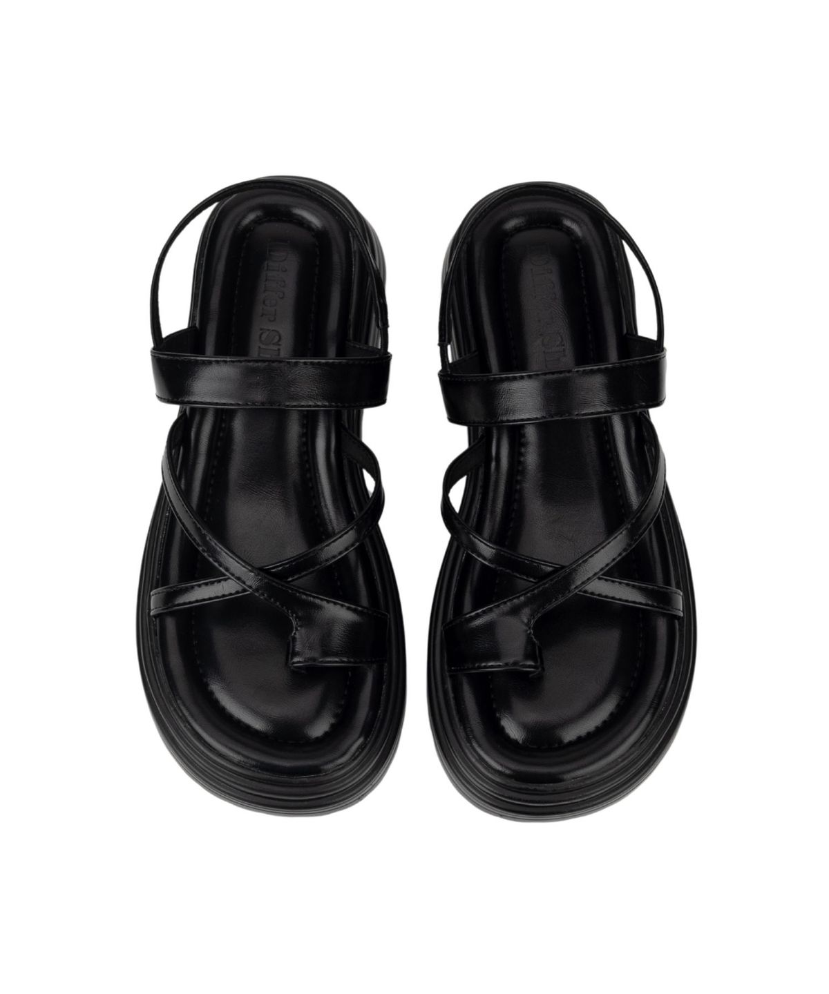 디퍼슈(DIFFERSHOE) 아렌 샌들 5CM [블랙]