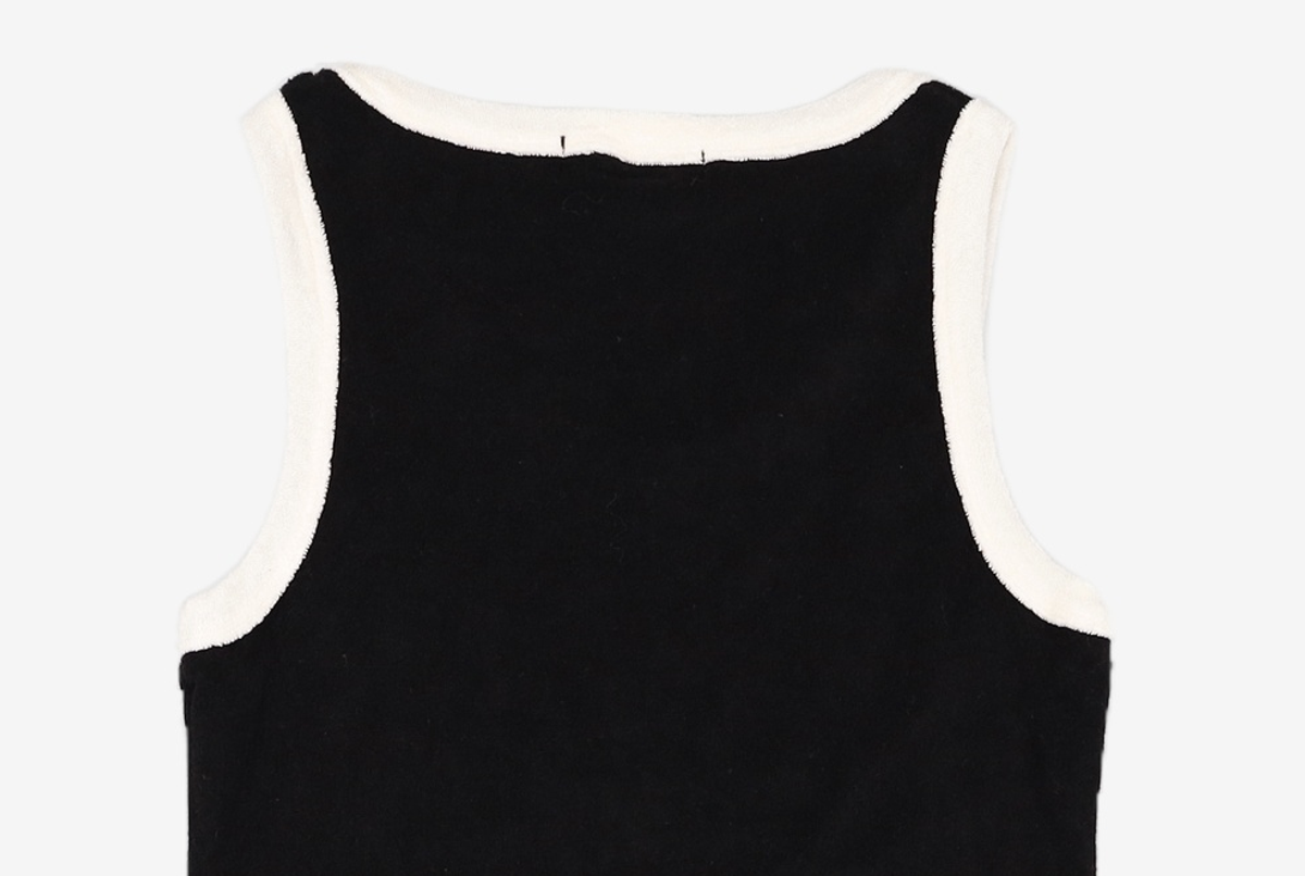 더 로켓(THE ROCKET) R TERRY SLEEVELESS DRESS_BLACK S