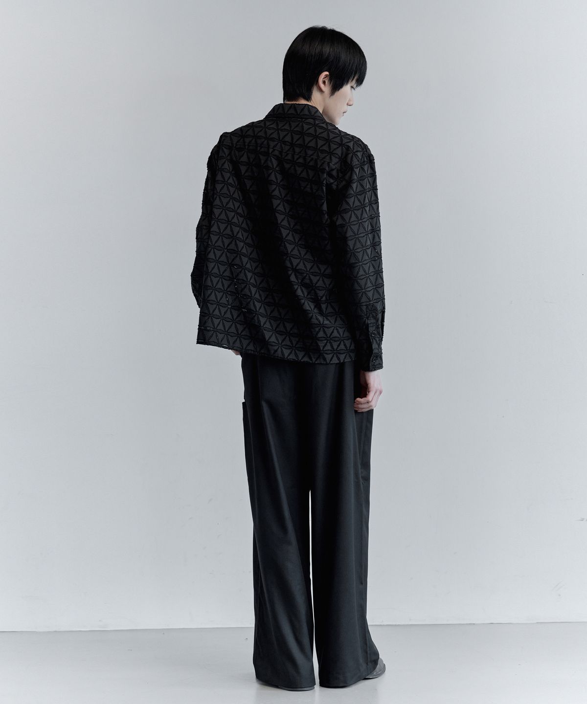 키류(KIRYU) WRAP SLACKS_BLACK