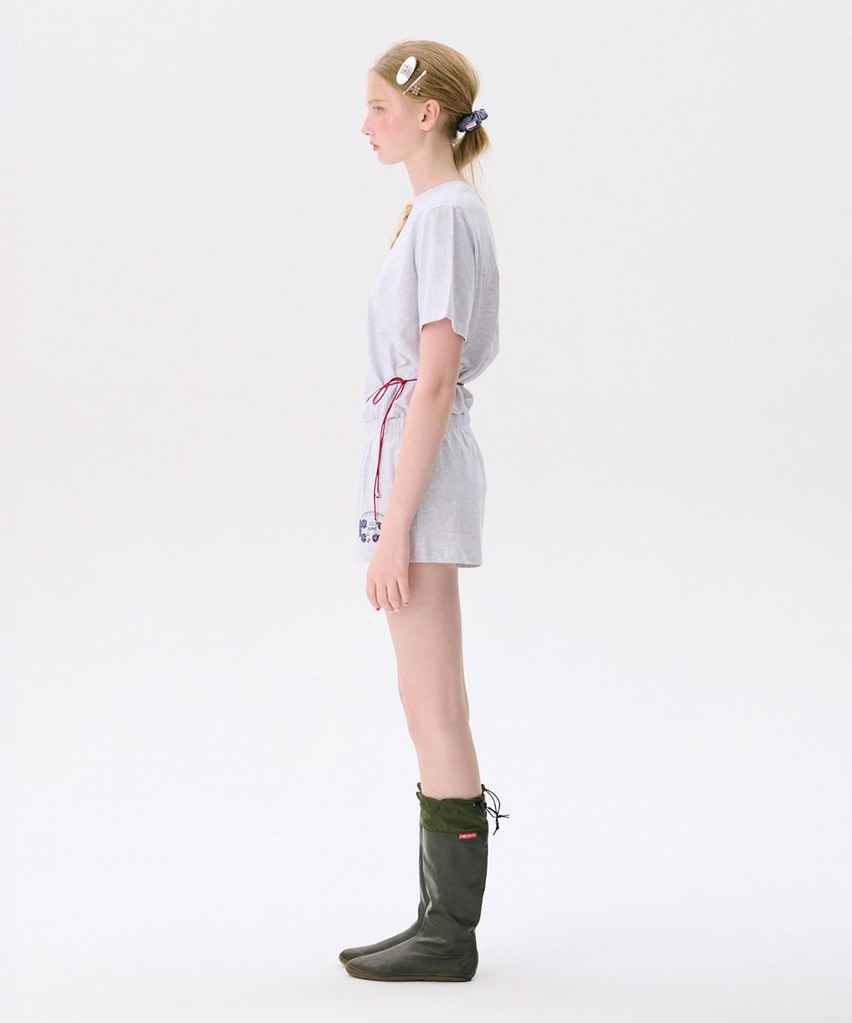 준준스페이스(JUNEJUNE SPACE) Colorful Basic T-shirts_Grey(다채로운 기본 티셔츠_그레이)